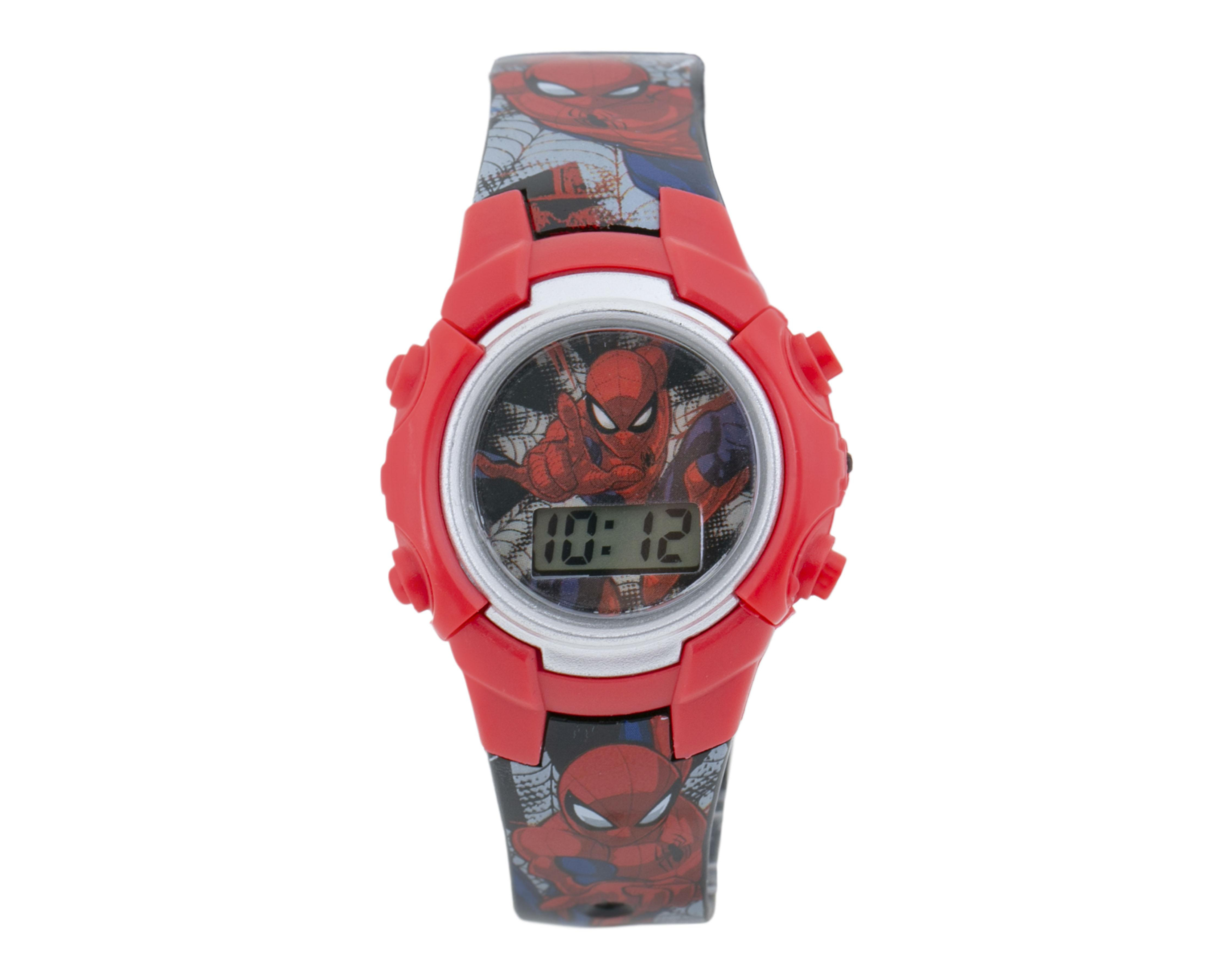 Foto 2 pulgar | Reloj para Niño Spider-Man Rojo SPD4804RO