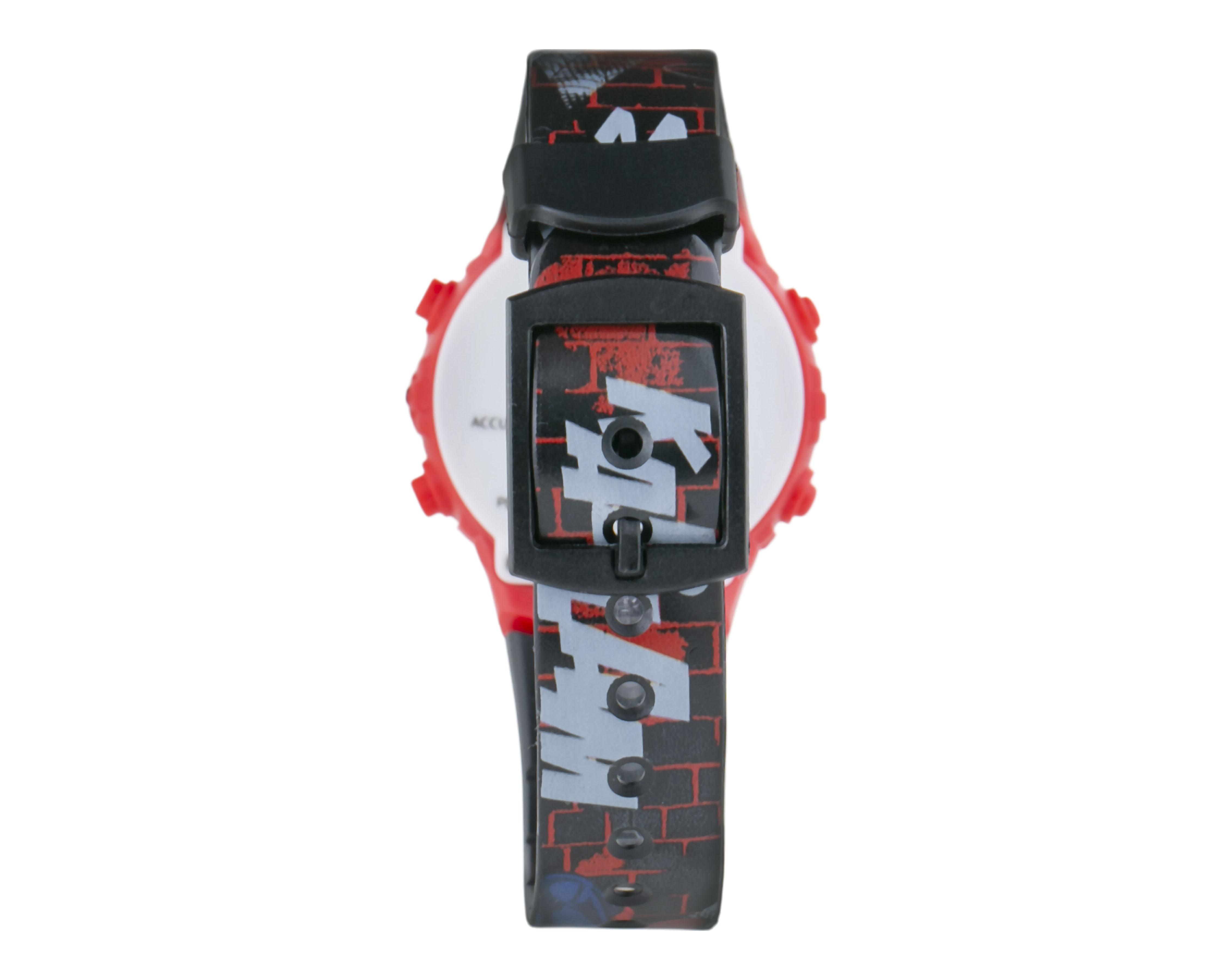 Foto 4 pulgar | Reloj para Niño Spider-Man Rojo SPD4804RO
