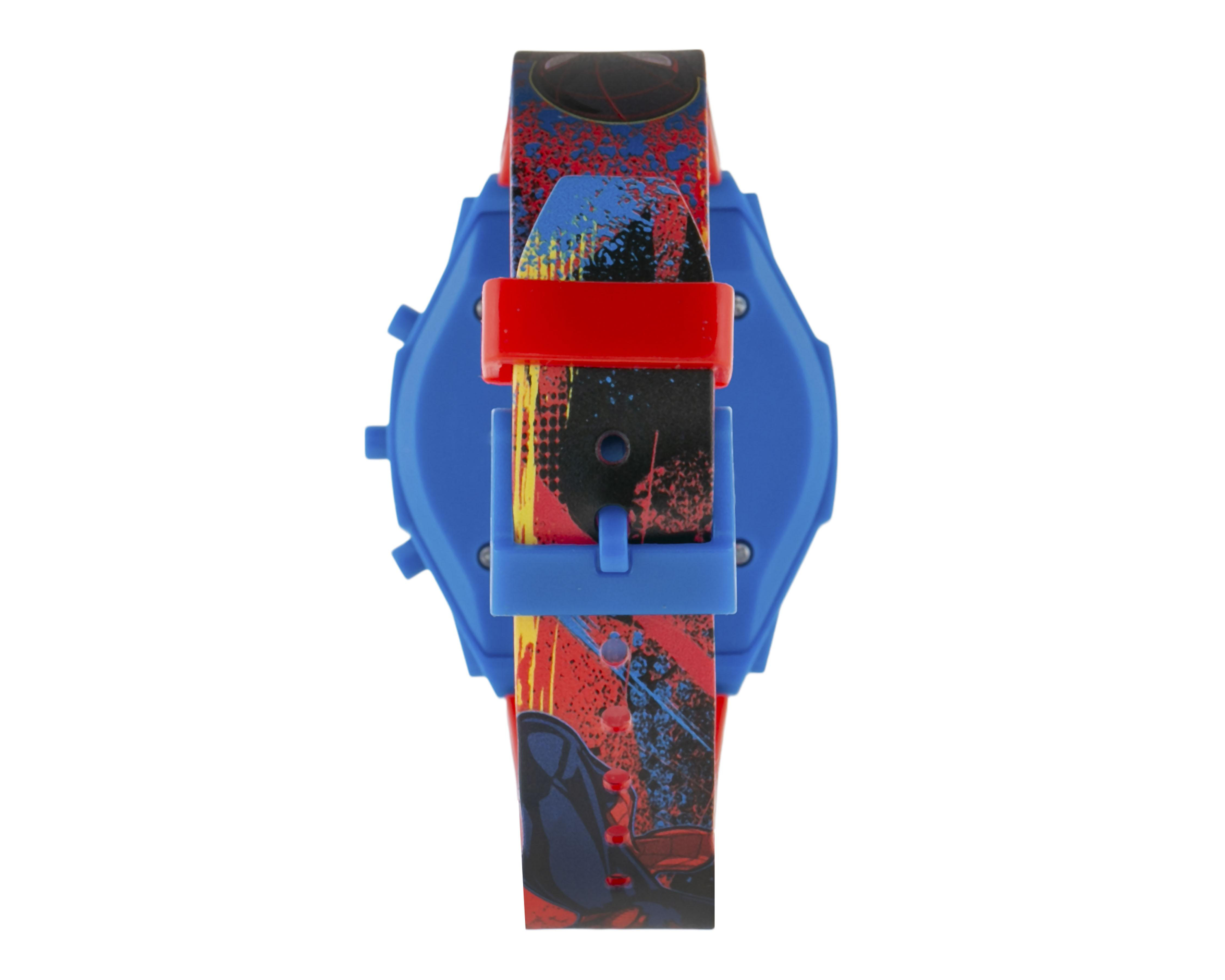 Foto 4 pulgar | Reloj para Niño Spider-Man Azul SPD4712RO