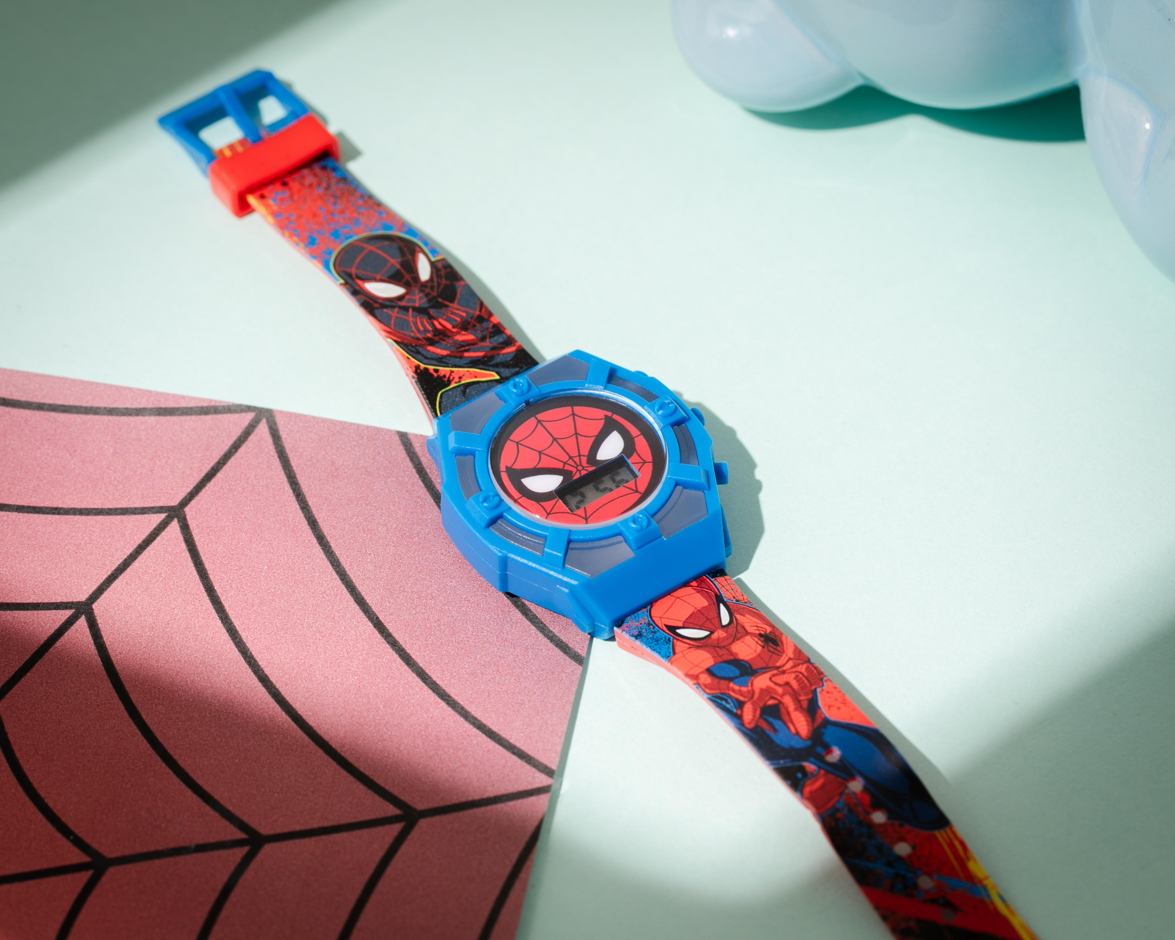 Foto 7 pulgar | Reloj para Niño Spider-Man Azul SPD4712RO