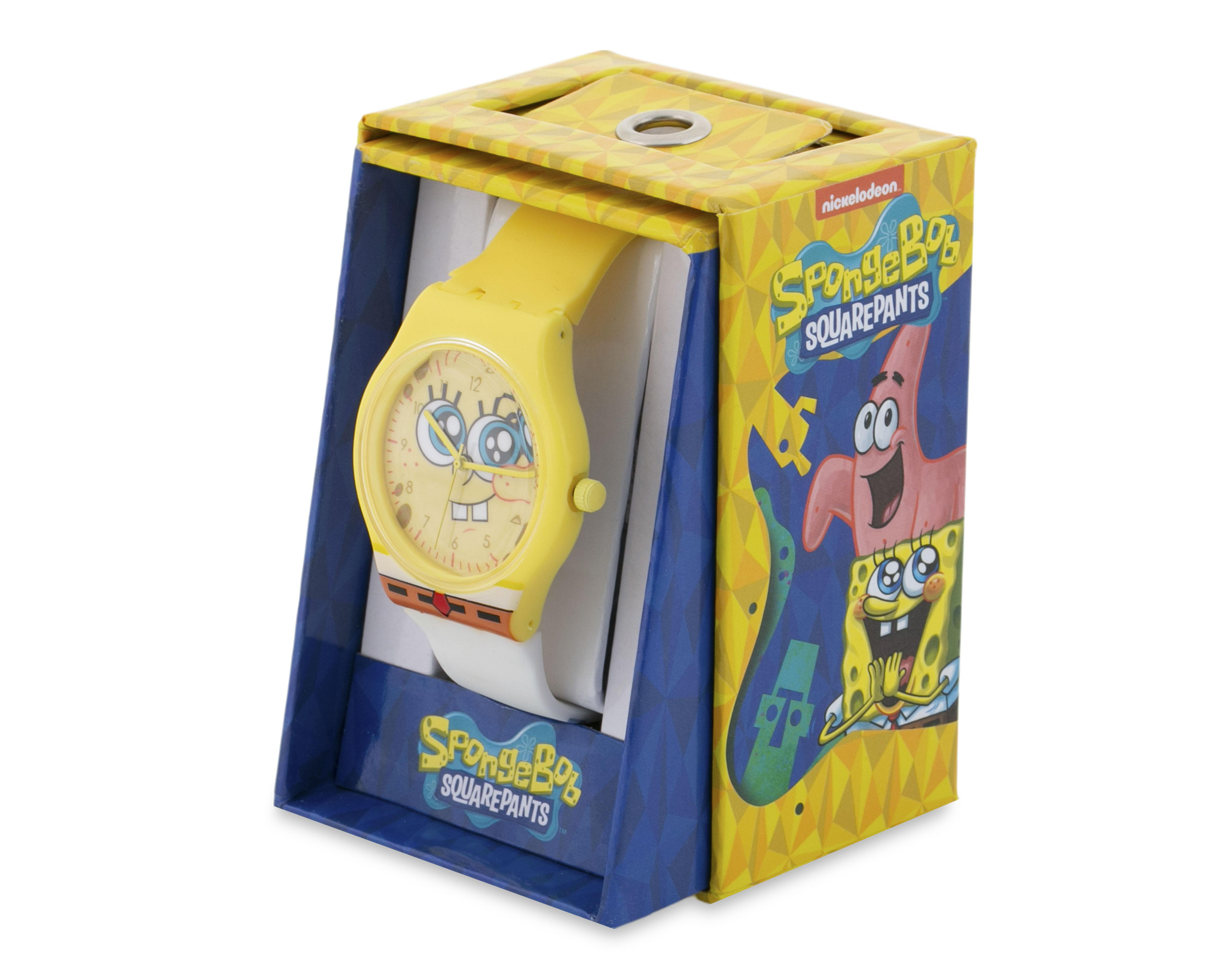 Foto 5 pulgar | Reloj Infantil Bob Esponja Amarillo SGB5039AZ