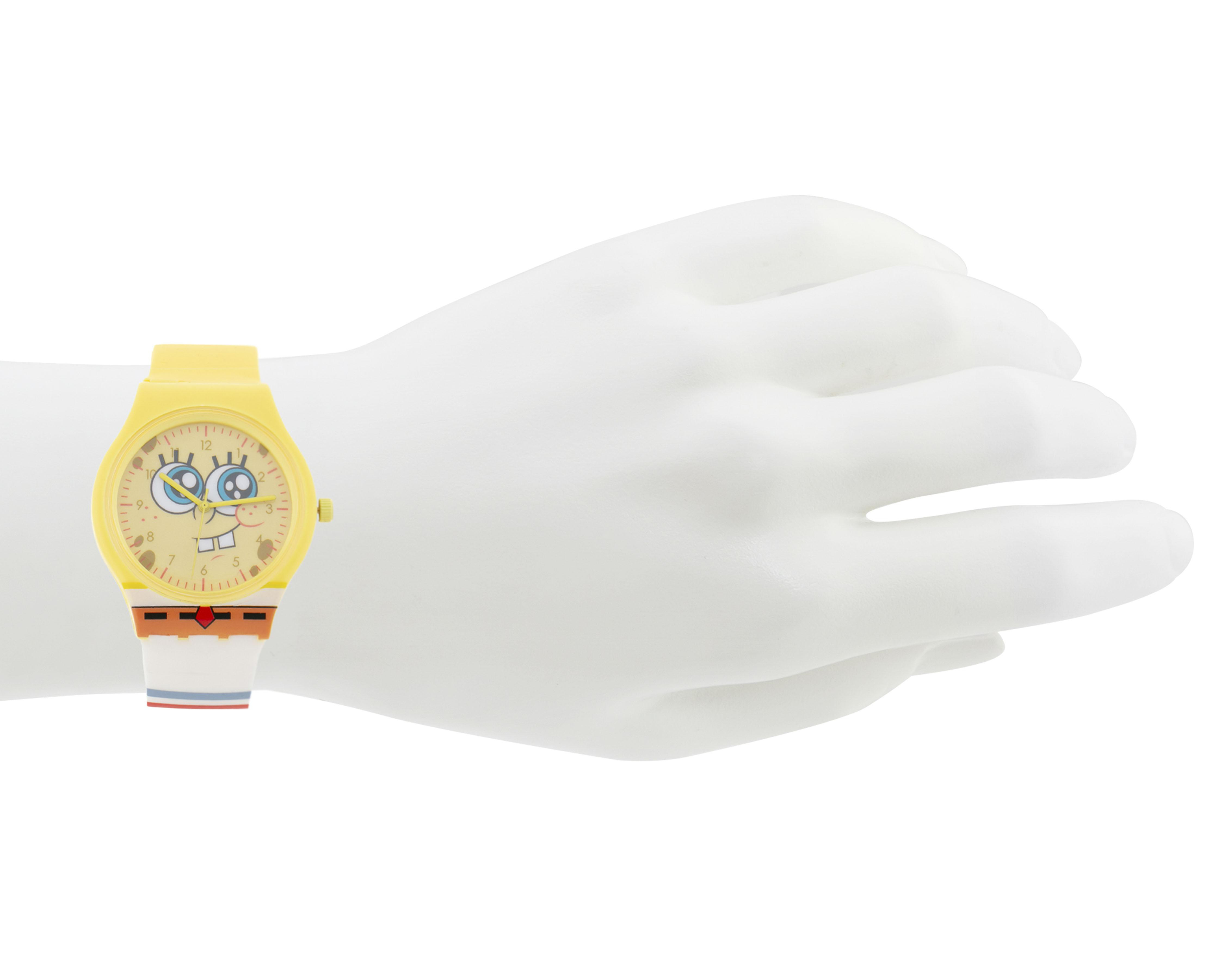 Foto 5 | Reloj Infantil Bob Esponja Amarillo SGB5039AZ