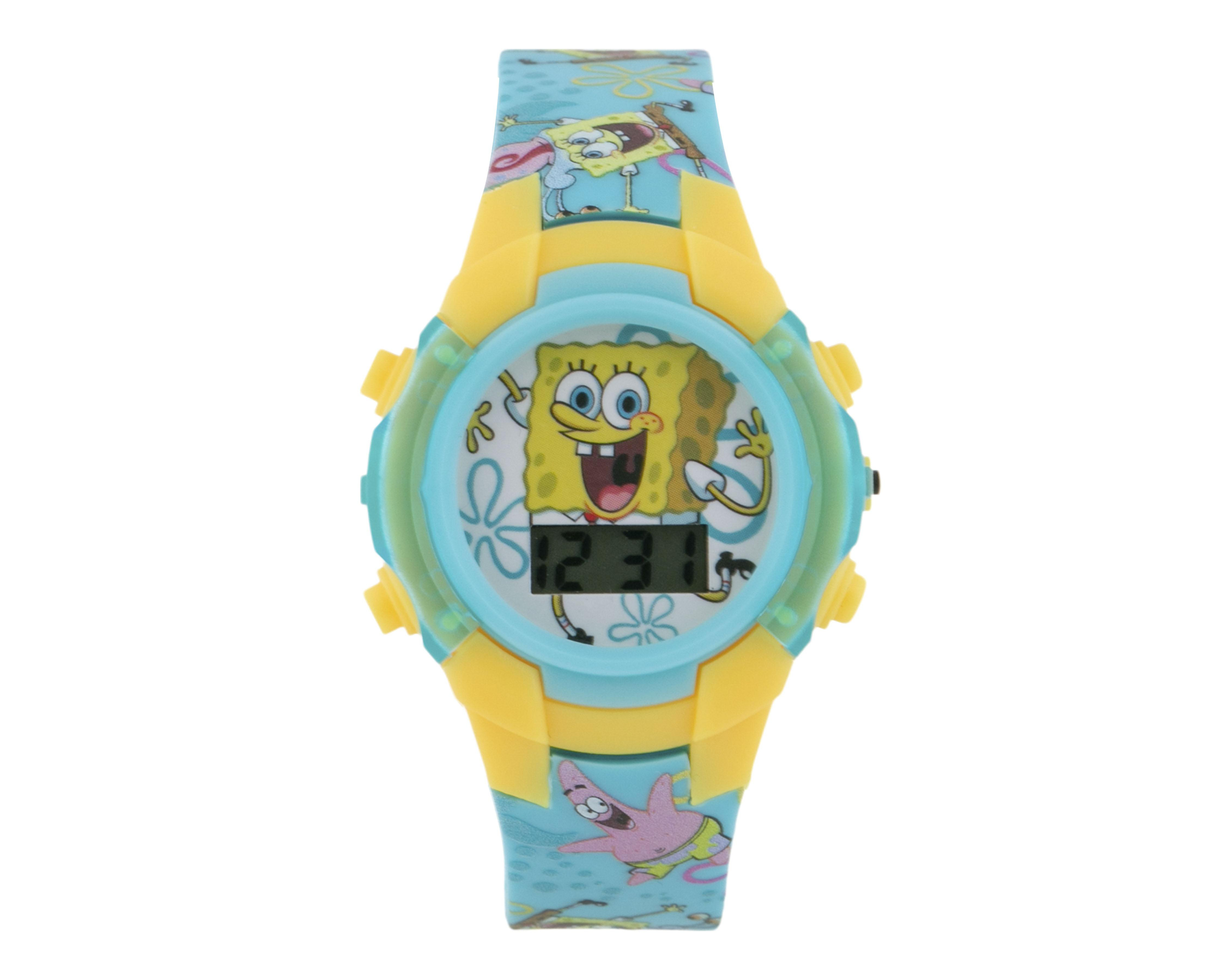 Foto 1 | Reloj para Niña Bob Esponja Azul SGB4161AZ