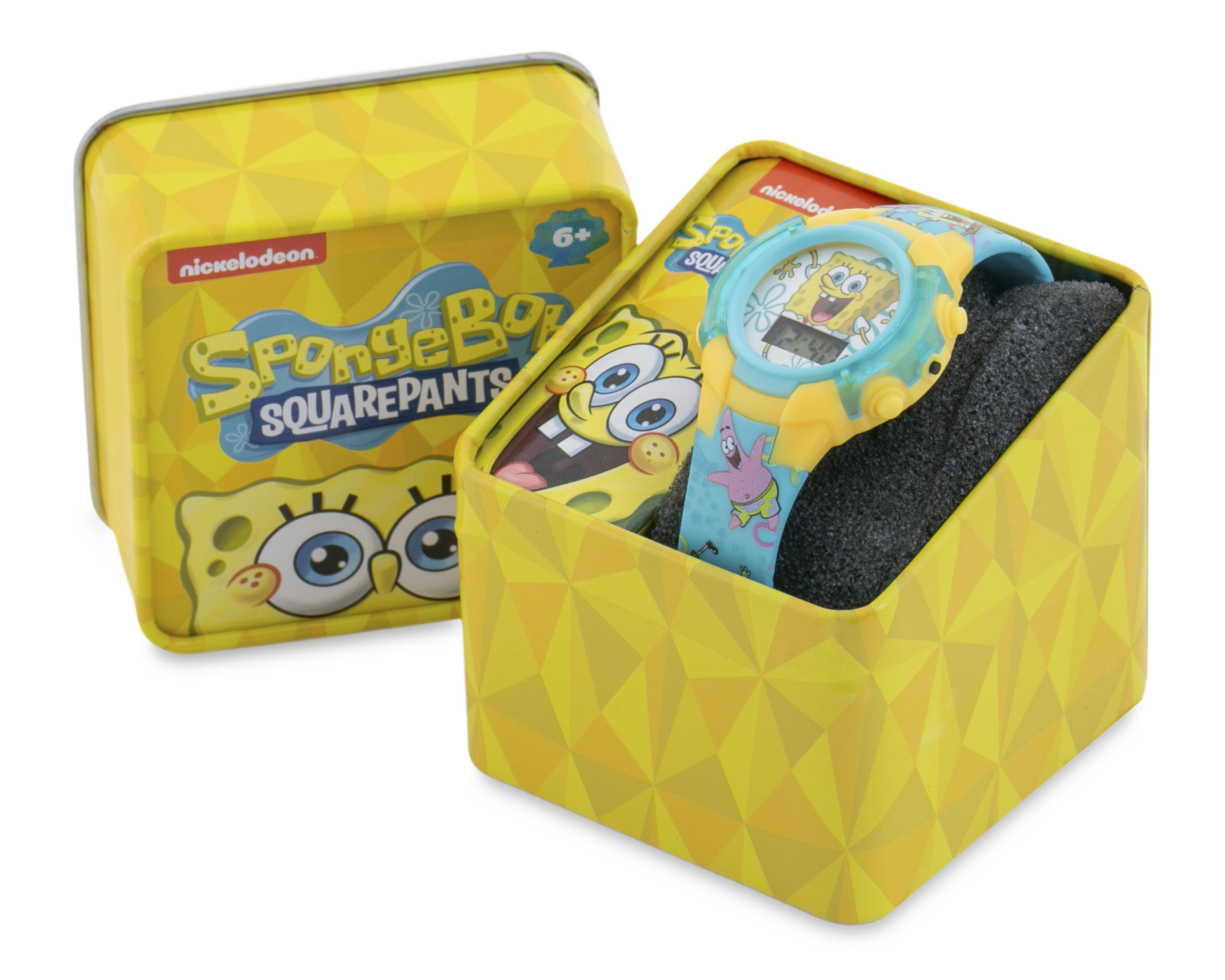 Foto 5 pulgar | Reloj para Niña Bob Esponja Azul SGB4161AZ