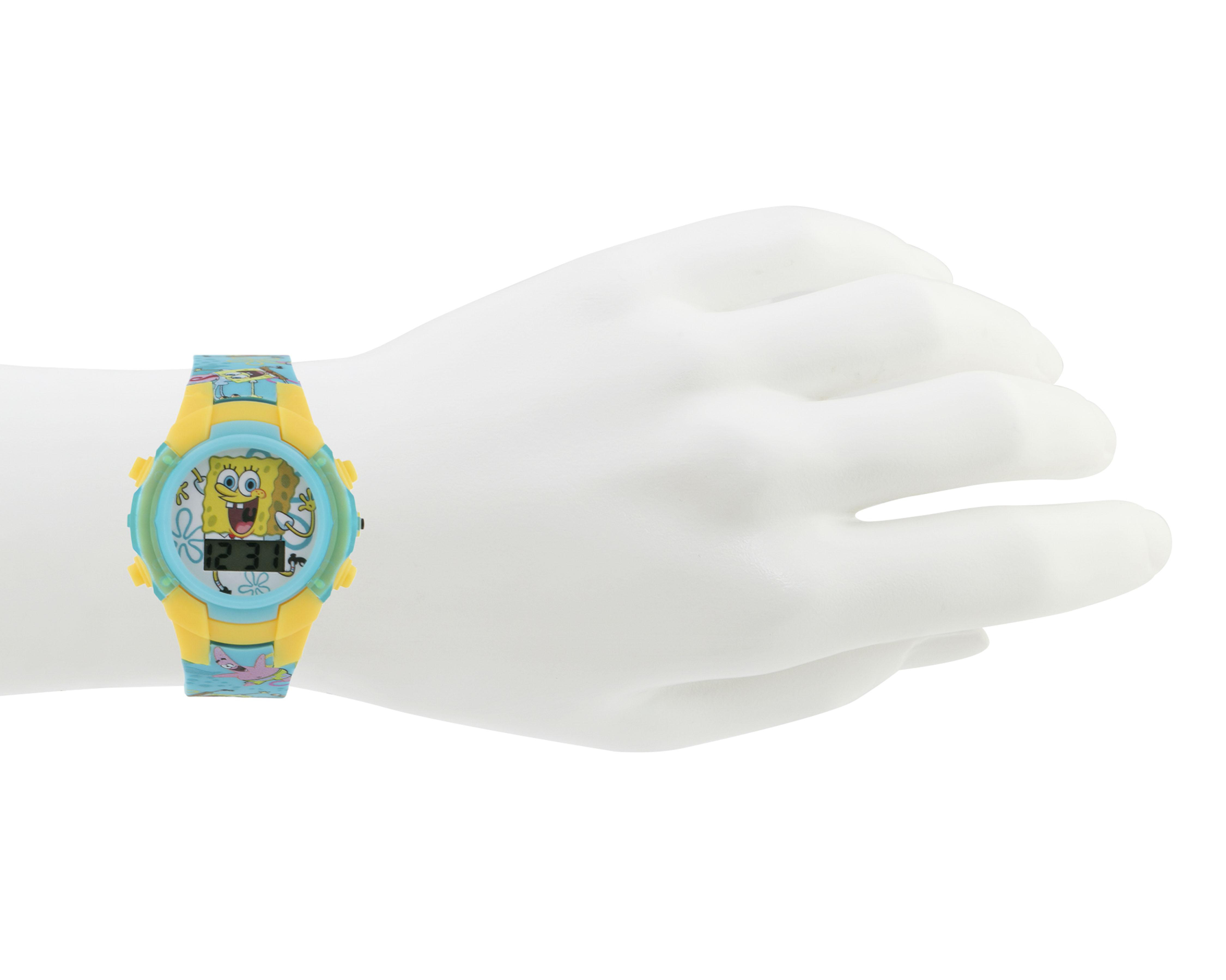 Foto 6 pulgar | Reloj para Niña Bob Esponja Azul SGB4161AZ