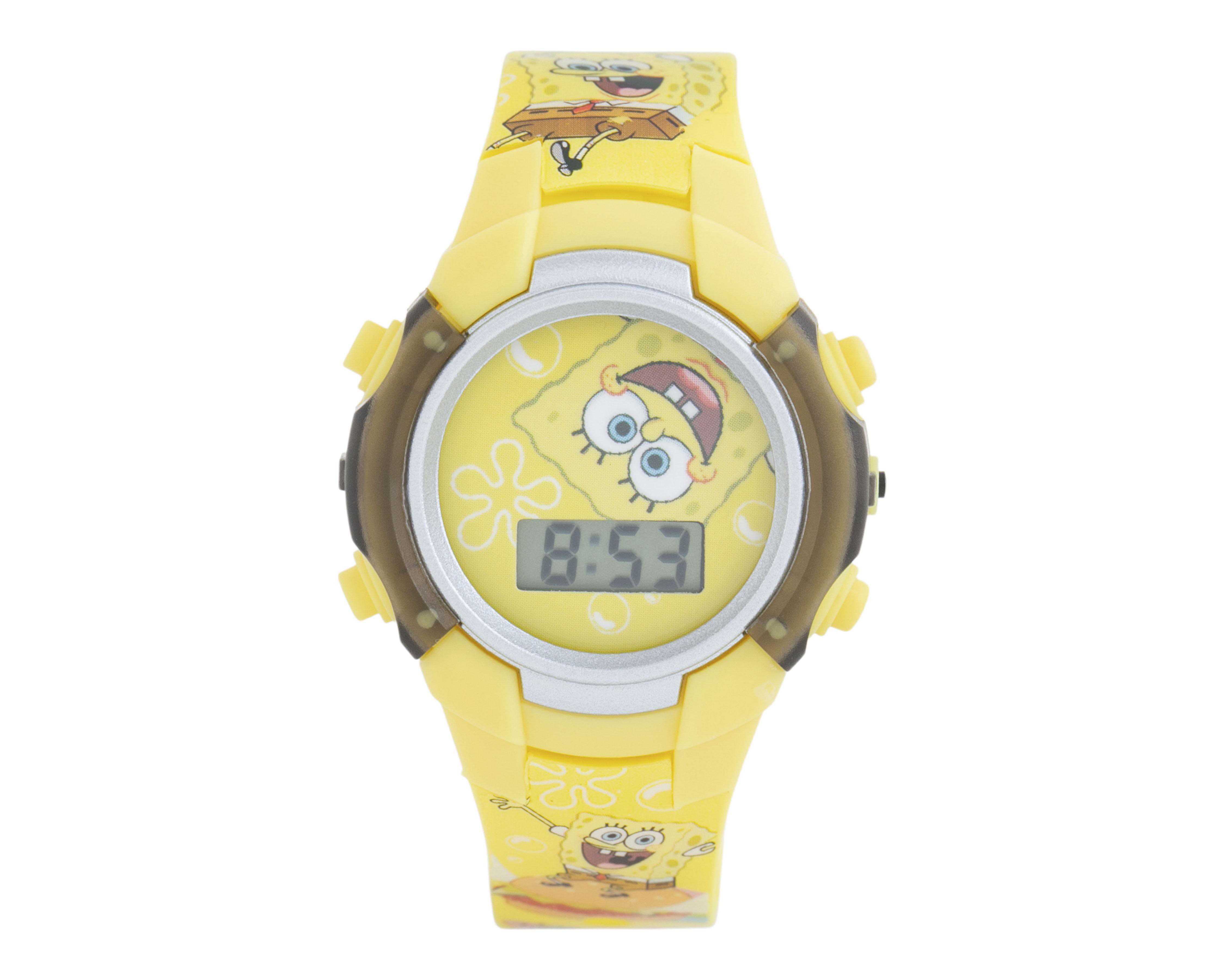 Foto 2 pulgar | Reloj para Niña Bob Esponja Amarillo SGB4152AZ