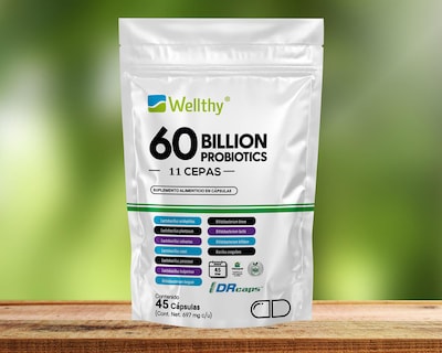 Foto 3 | Suplemento Alimenticio Wellthy 60 Billions Probiotics 45 Cápsulas