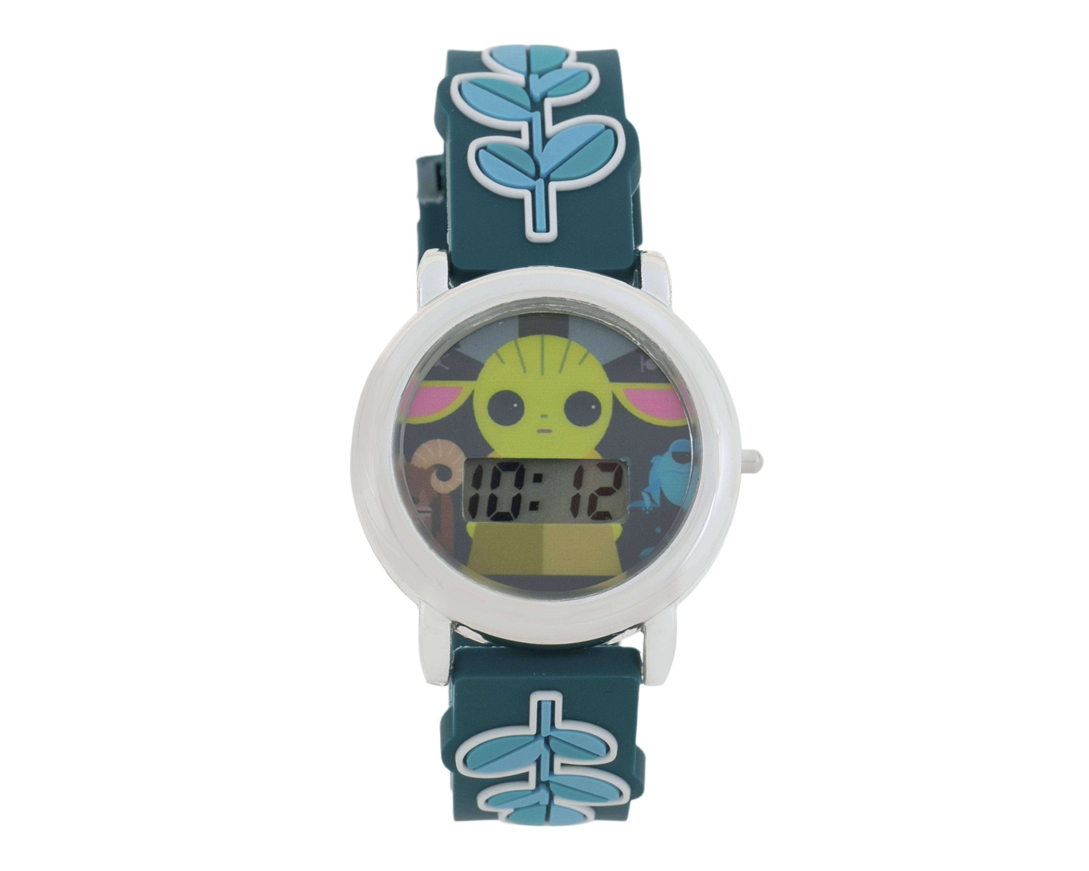 Foto 3 pulgar | Reloj para Niño Star Wars Baby Yoda Azul con Pulseras