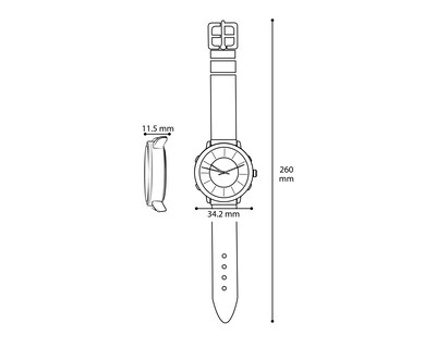 Foto 5 | Reloj para Mujer Casio Transparente LRW-200HS-7EVCF