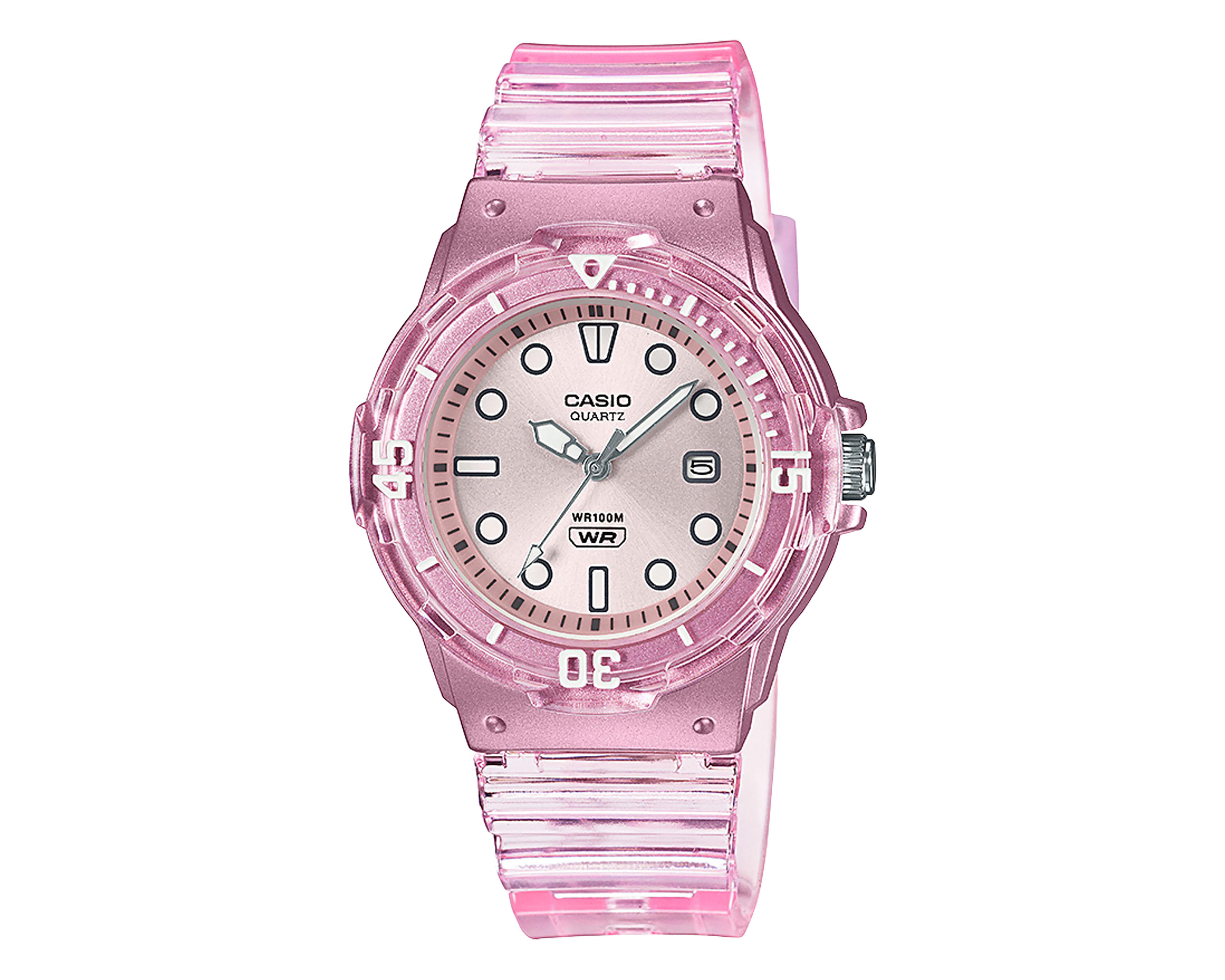 Foto 2 pulgar | Reloj para Mujer Casio Rosa LRW-200HS-4EVCF