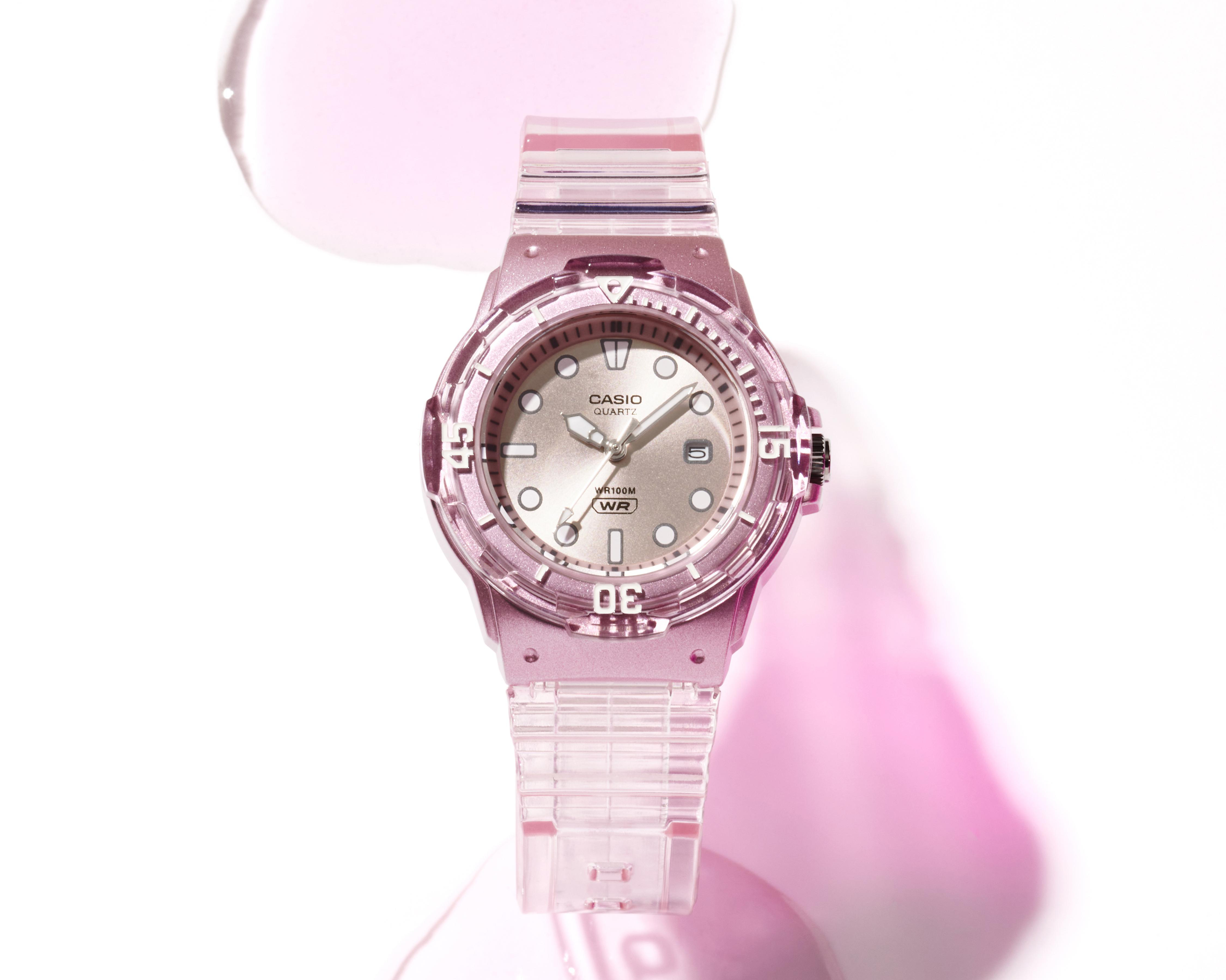 Foto 4 pulgar | Reloj para Mujer Casio Rosa LRW-200HS-4EVCF