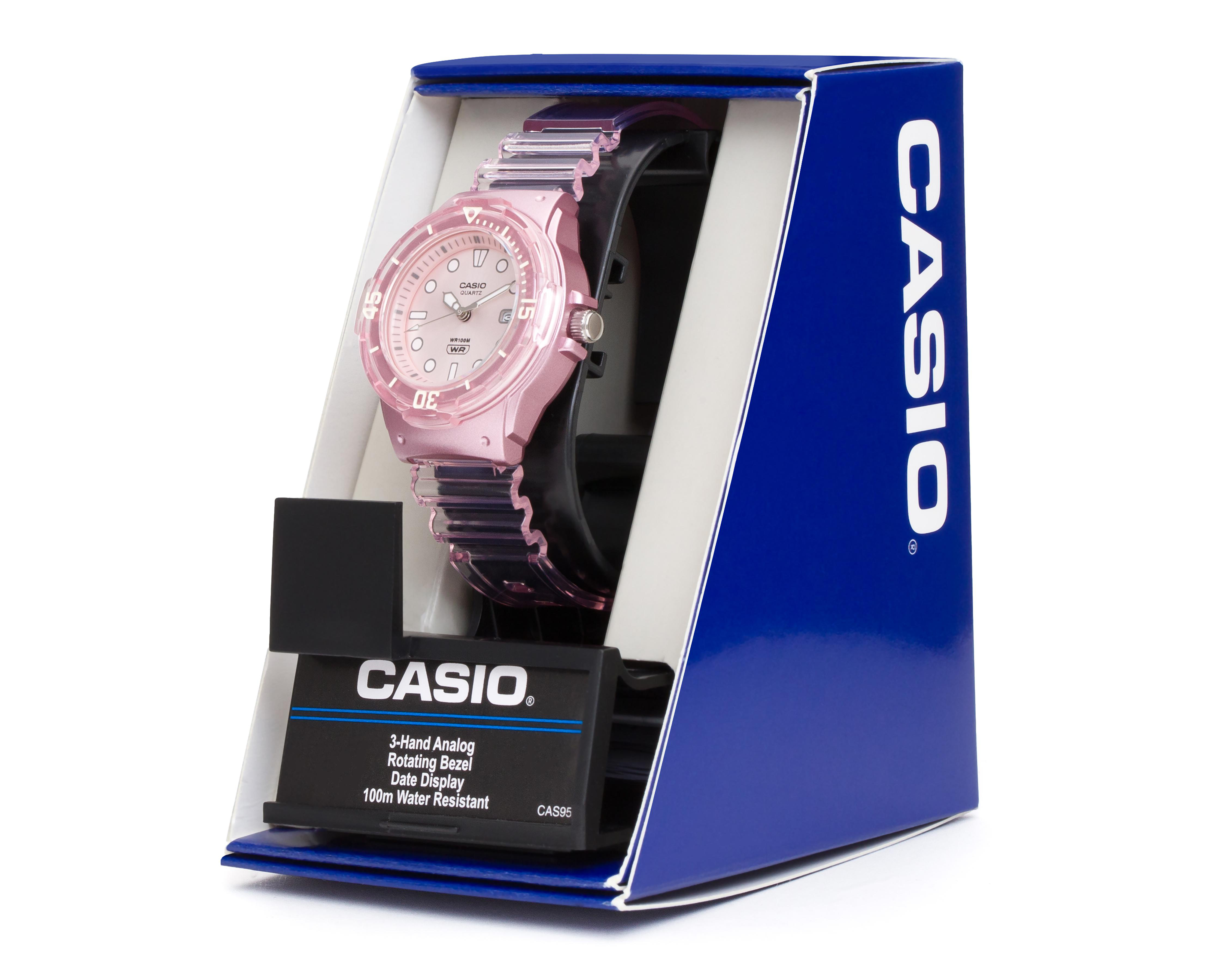 Foto 6 pulgar | Reloj para Mujer Casio Rosa LRW-200HS-4EVCF