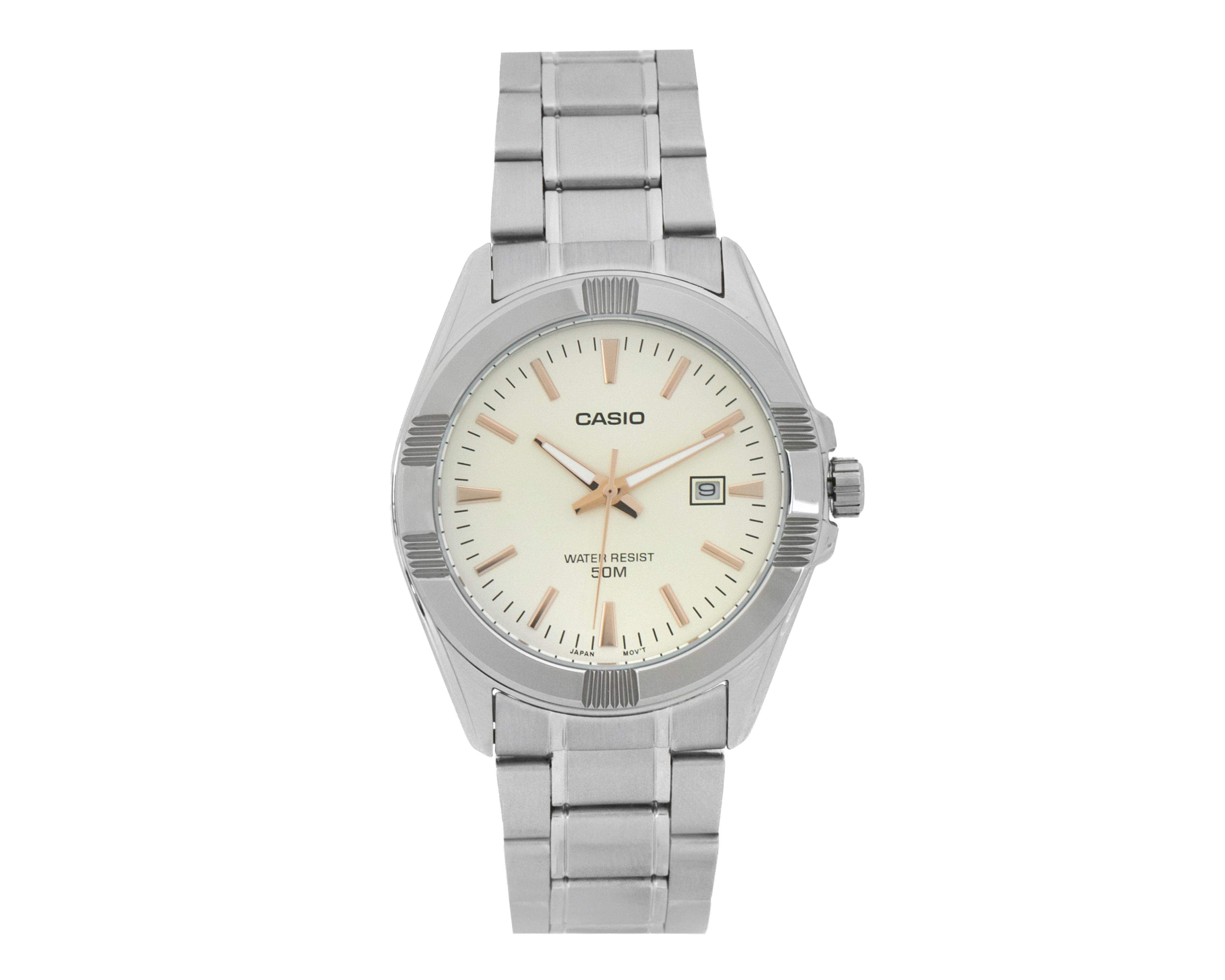 Reloj para Hombre Casio Plateado MTP-1308D-9AVCF