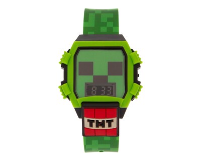 Foto 1 | Reloj Minecraft para Niño MIN4086BU Verde