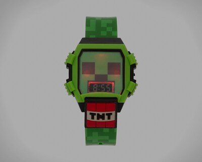 Foto 2 | Reloj Minecraft para Niño MIN4086BU Verde