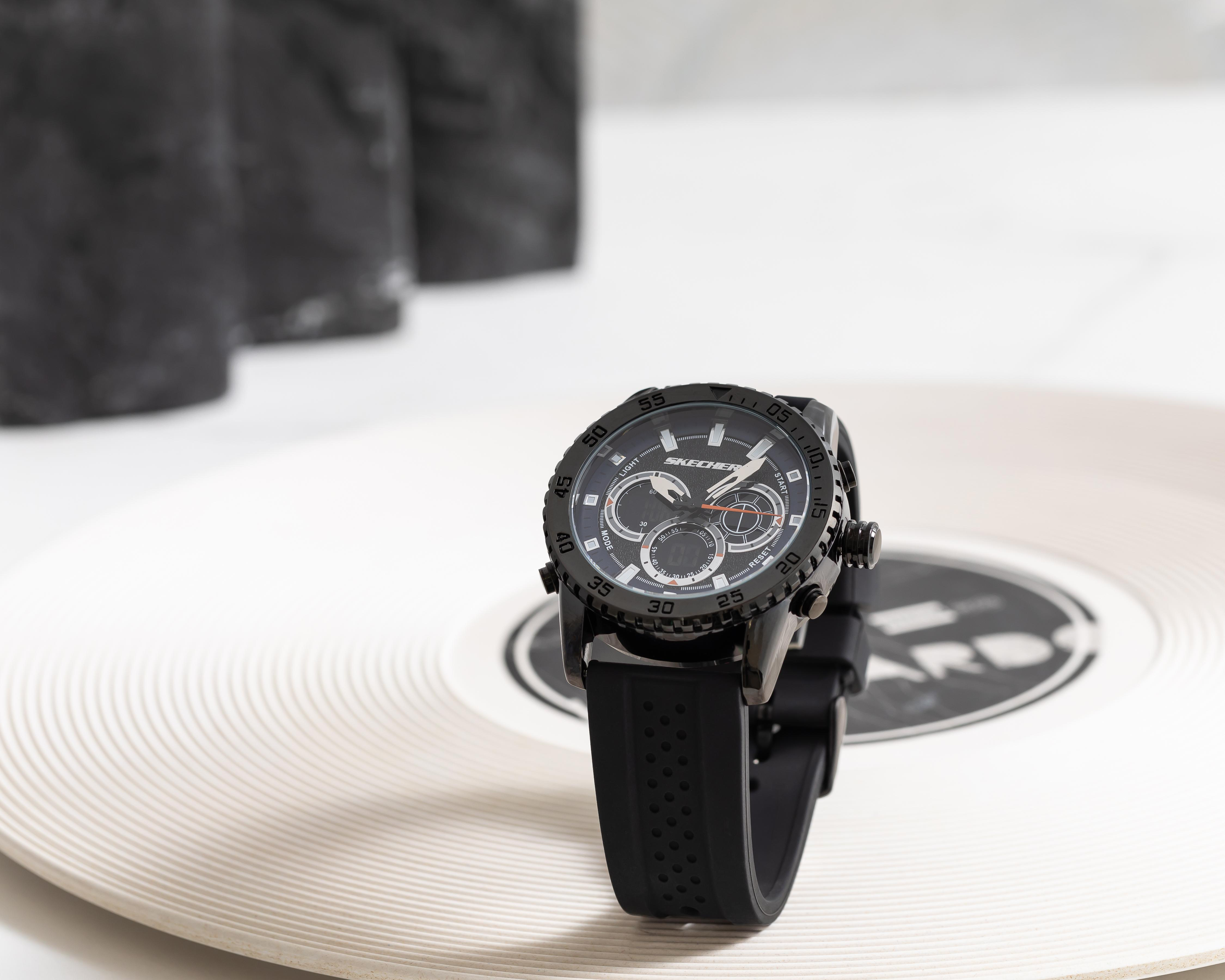 Foto 7 pulgar | Reloj para Hombre Skechers Negro SR5231 E