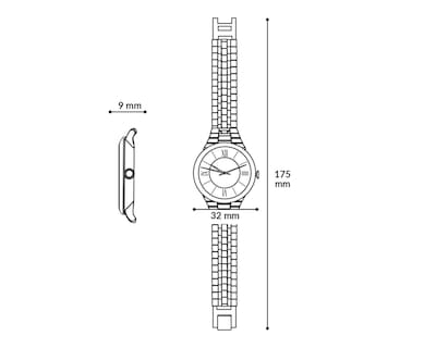 Foto 5 | Reloj para Mujer Relic Plateado Harper ZR34661