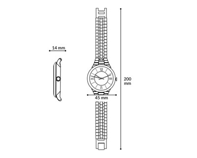 Foto 5 | Reloj para Hombre Relic Negro ZR16039