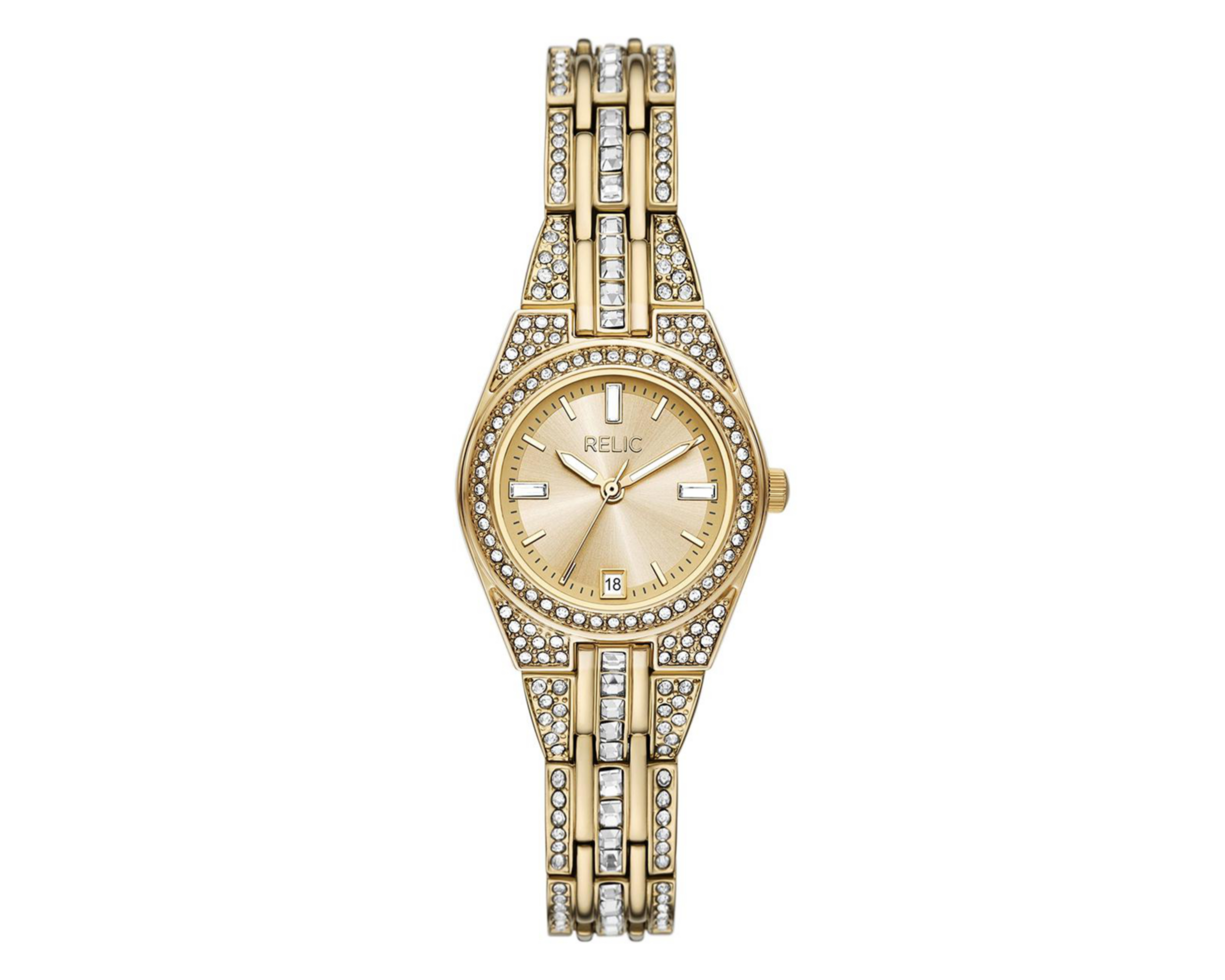 Foto 2 pulgar | Reloj para Mujer Relic Dorado ZR12672