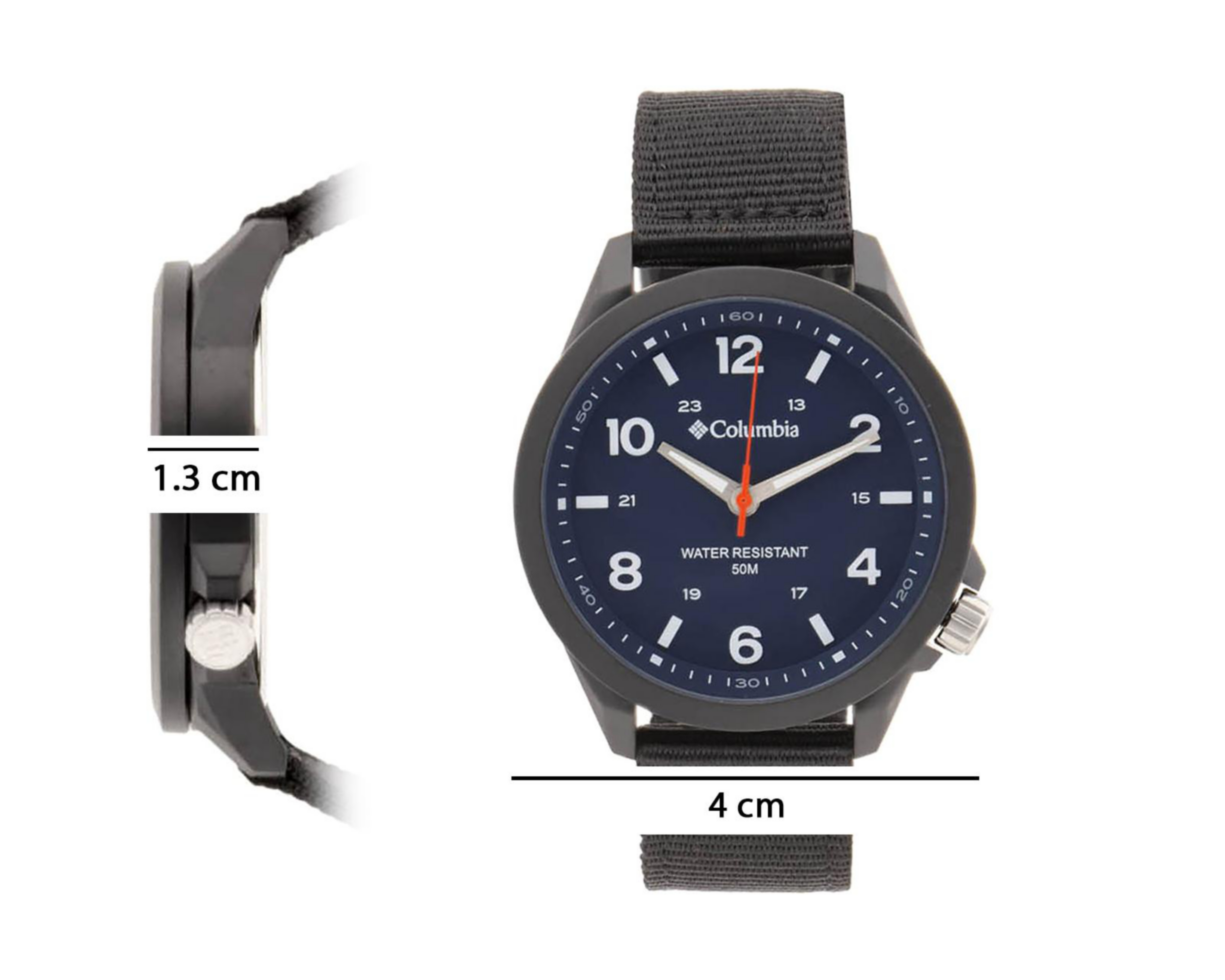 Foto 5 pulgar | Reloj para Hombre Columbia Negro CSS10-106M