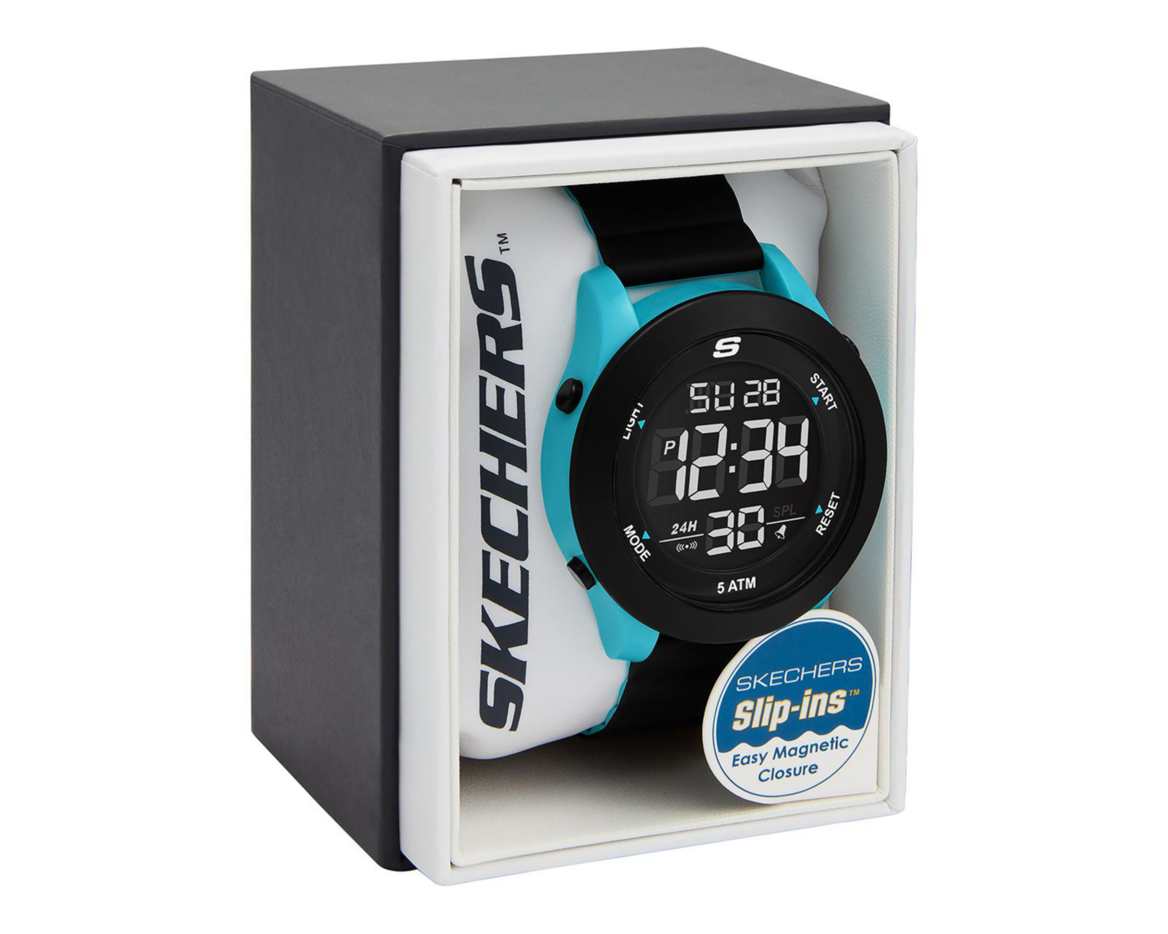 Foto 8 pulgar | Reloj para Hombre Skechers Negro SR5222