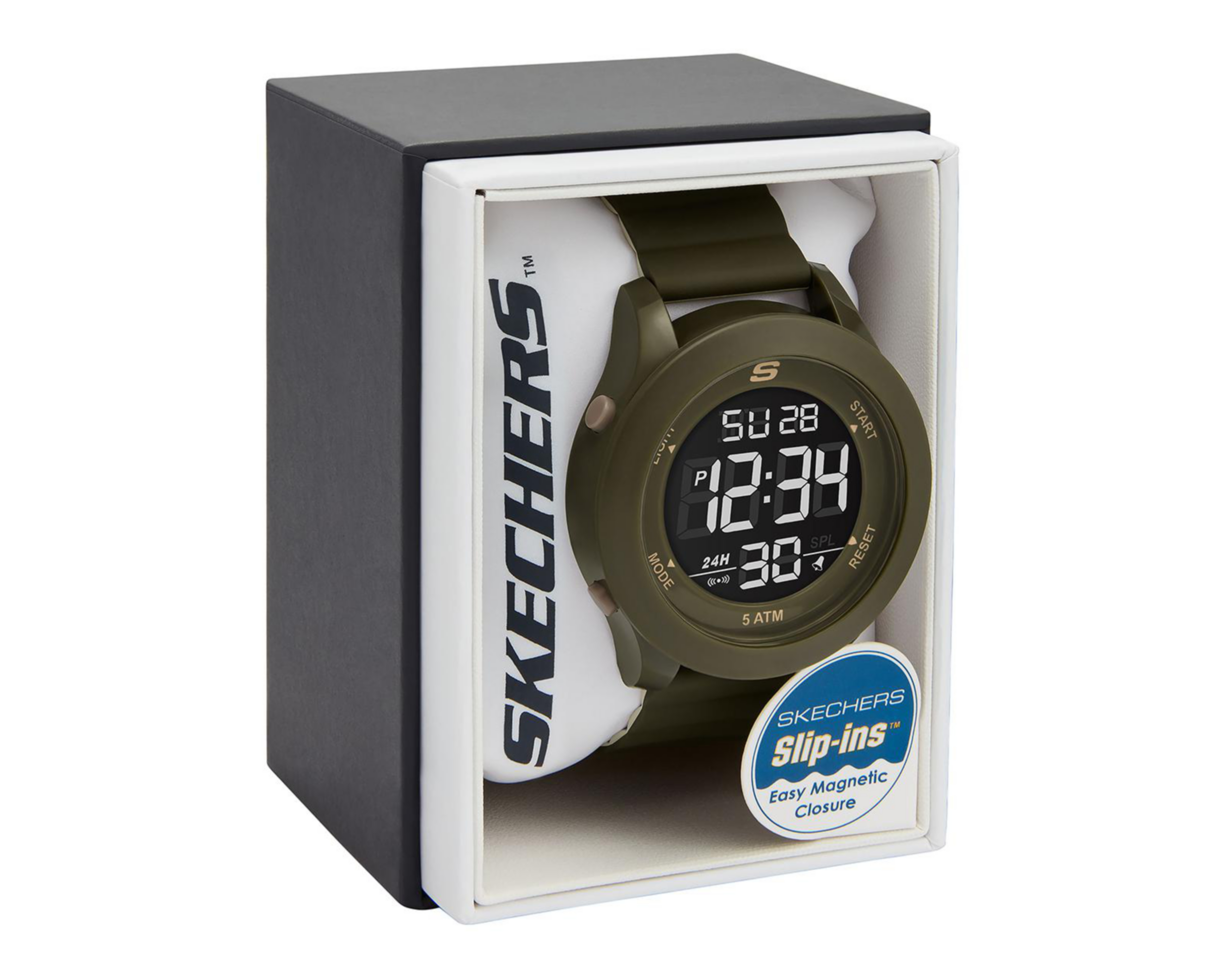 Foto 8 pulgar | Reloj para Hombre Skechers Verde SR5223