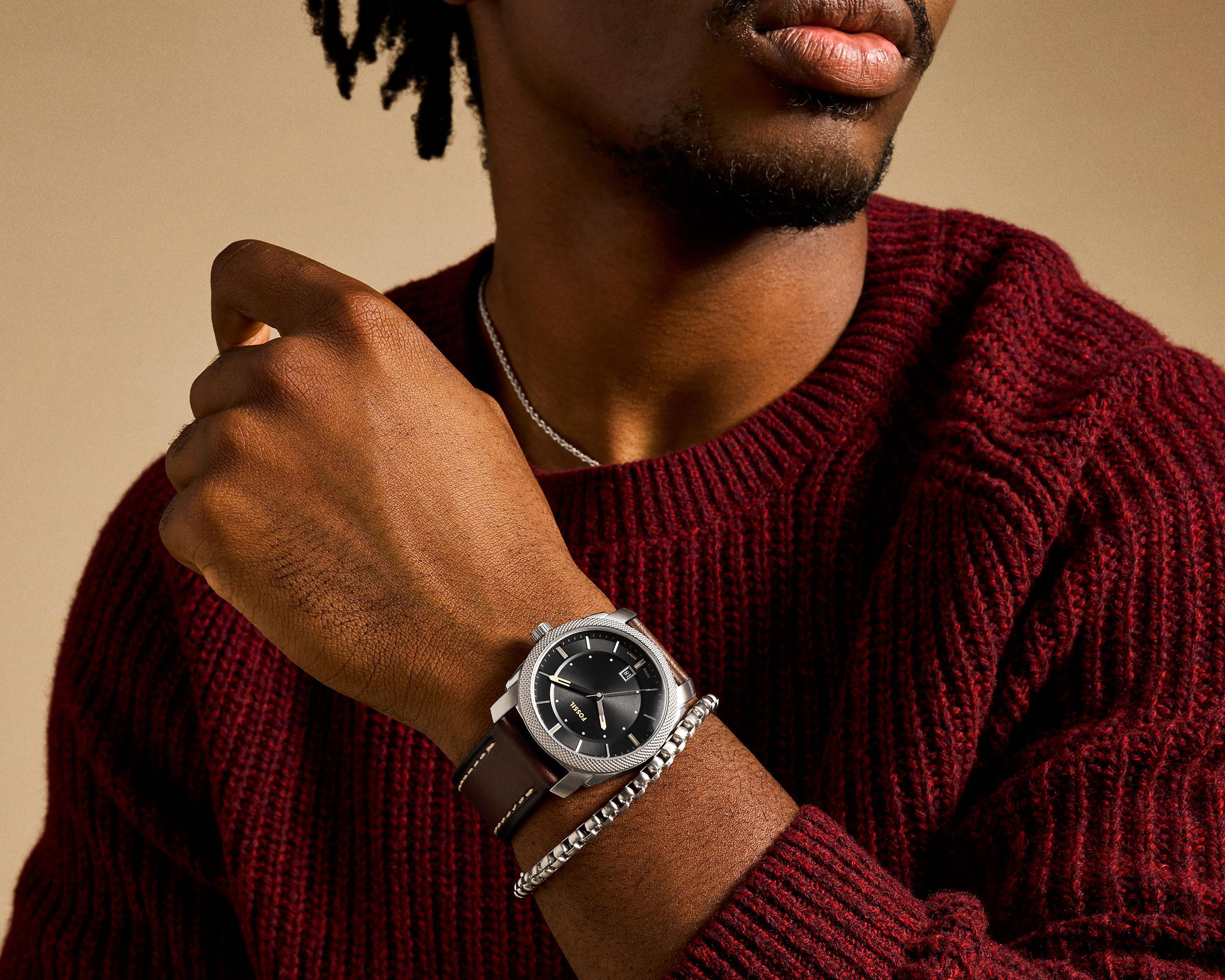Foto 6 | Reloj para Hombre Fossil FS6081SET con Accesorio