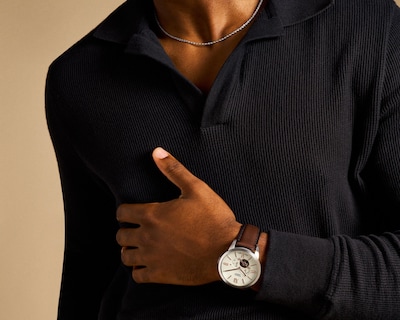 Foto 4 | Reloj para Hombre Fossil Café ME3266