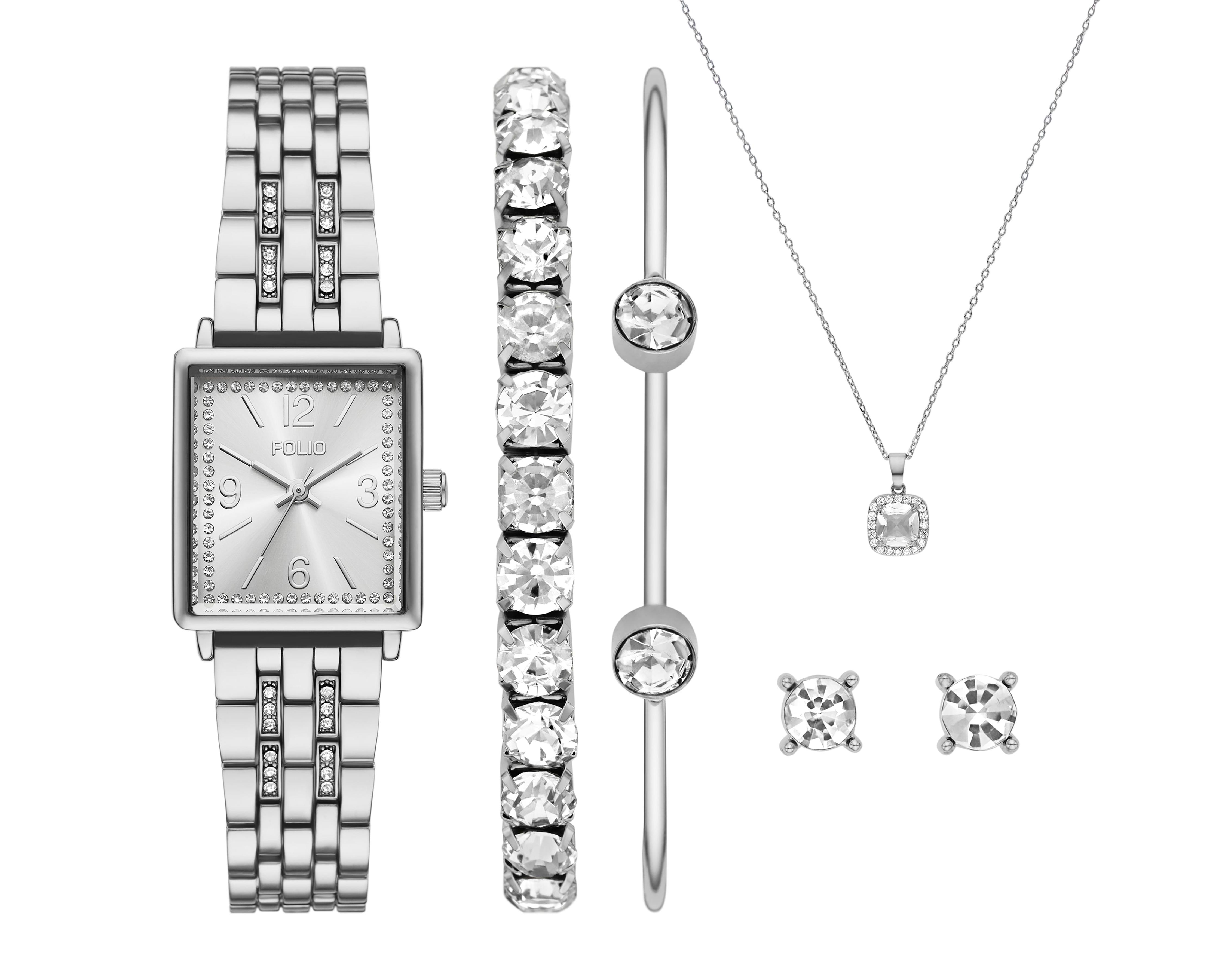 Foto 1 | Reloj para Mujer Folio FMDFL2063 con 4 Accesorios