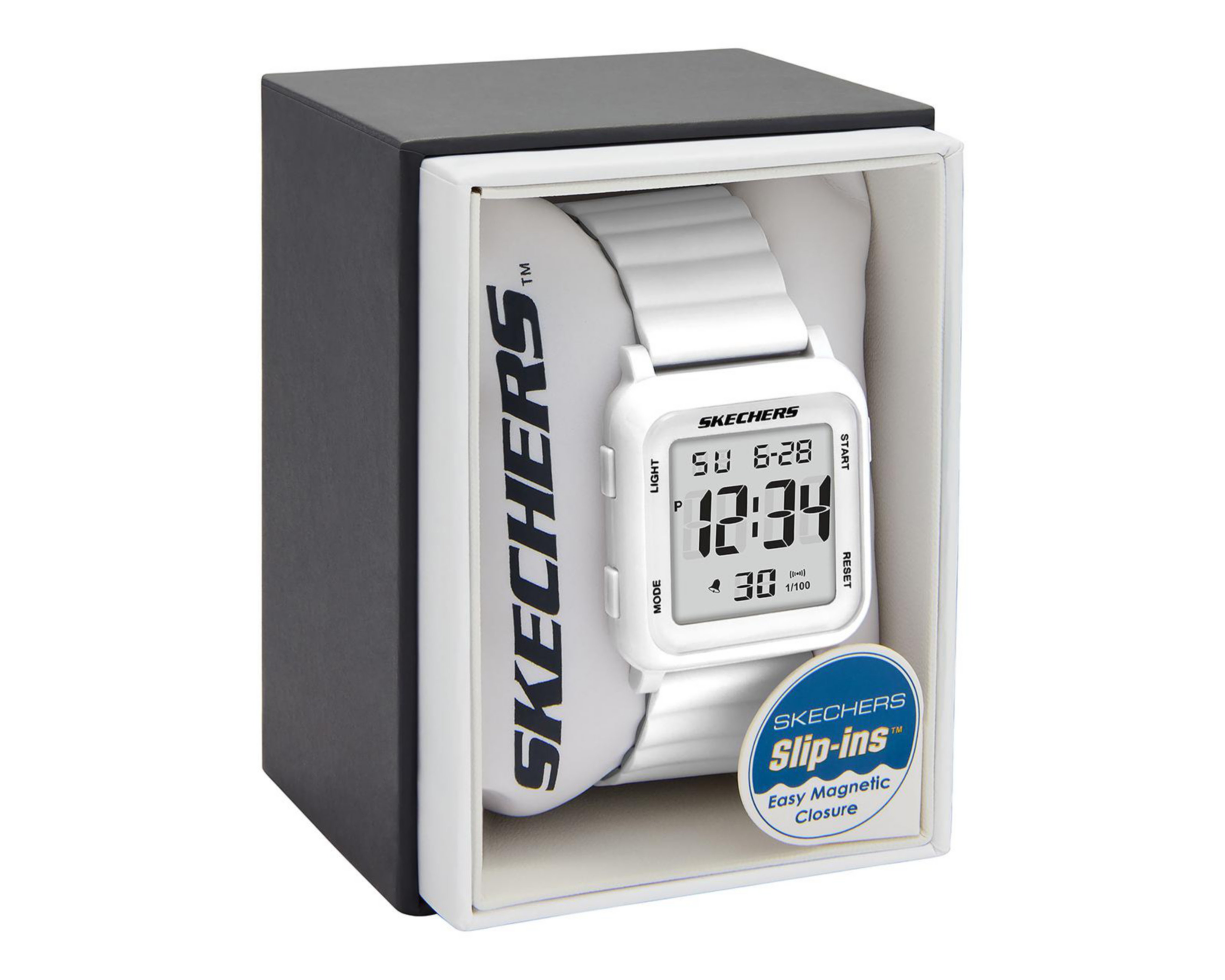 Foto 7 pulgar | Reloj para Mujer Skechers SR6313 Blanco