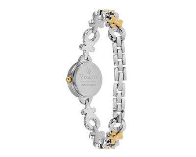 Foto 4 | Reloj para Mujer Vizanti Plateado Dorado RVTR3494