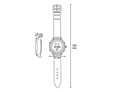 Foto 5 | Reloj Infantil Vizanti Kids Negro VKONP8225