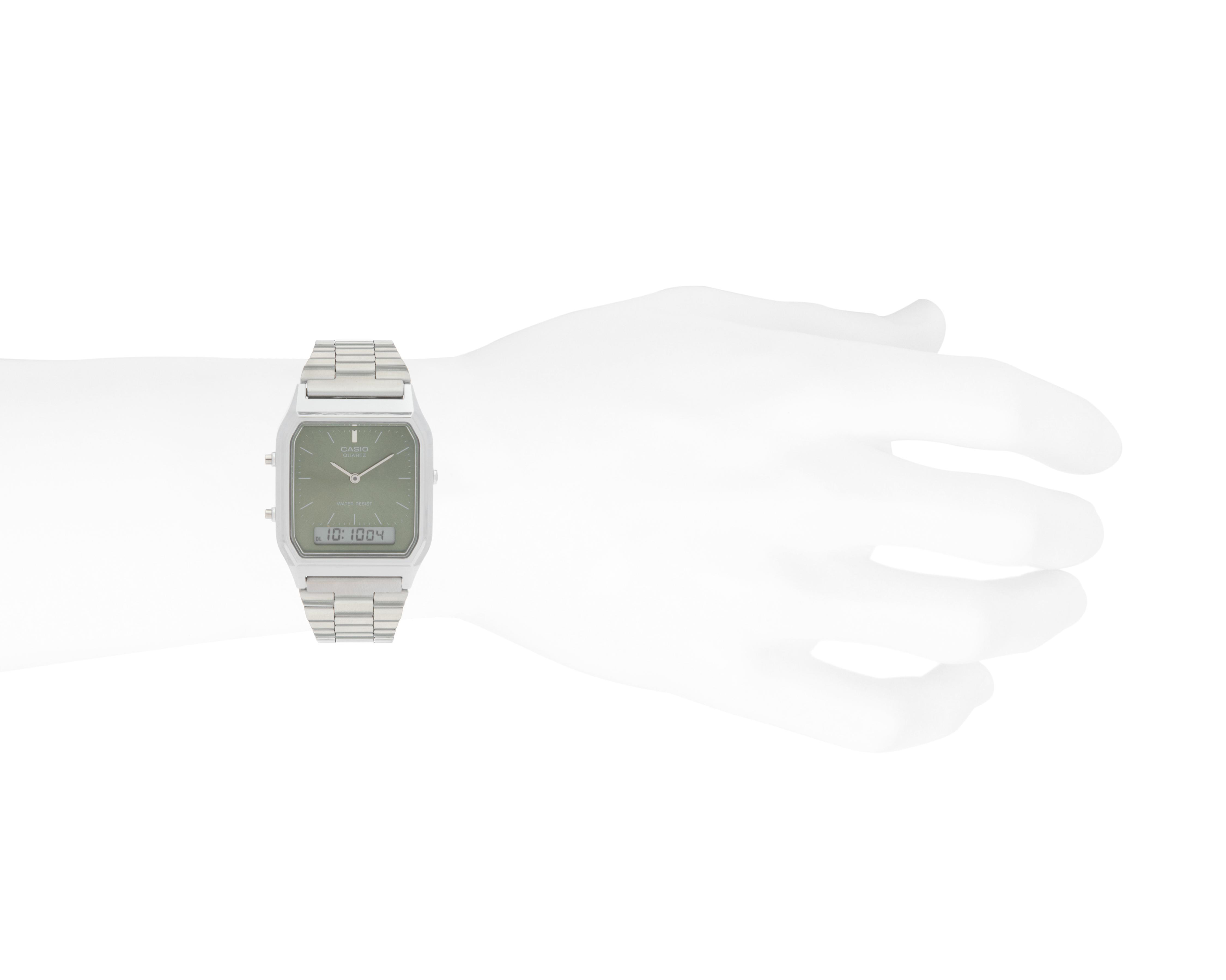 Foto 5 pulgar | Reloj Casio Unisex AQ-230A-3AMQY Plateado