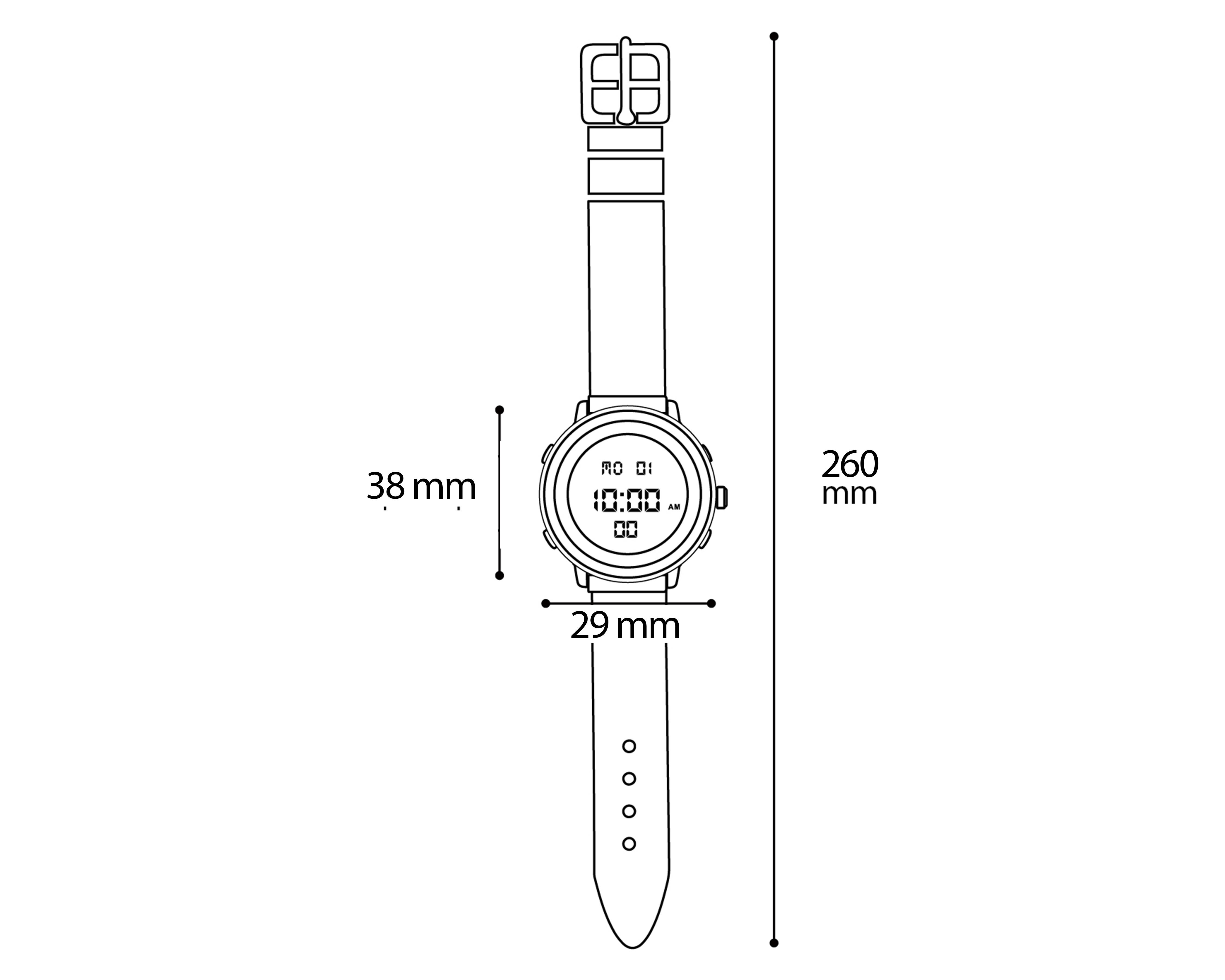 Foto 7 pulgar | Reloj Casio Unisex AQ-230A-3AMQY Plateado