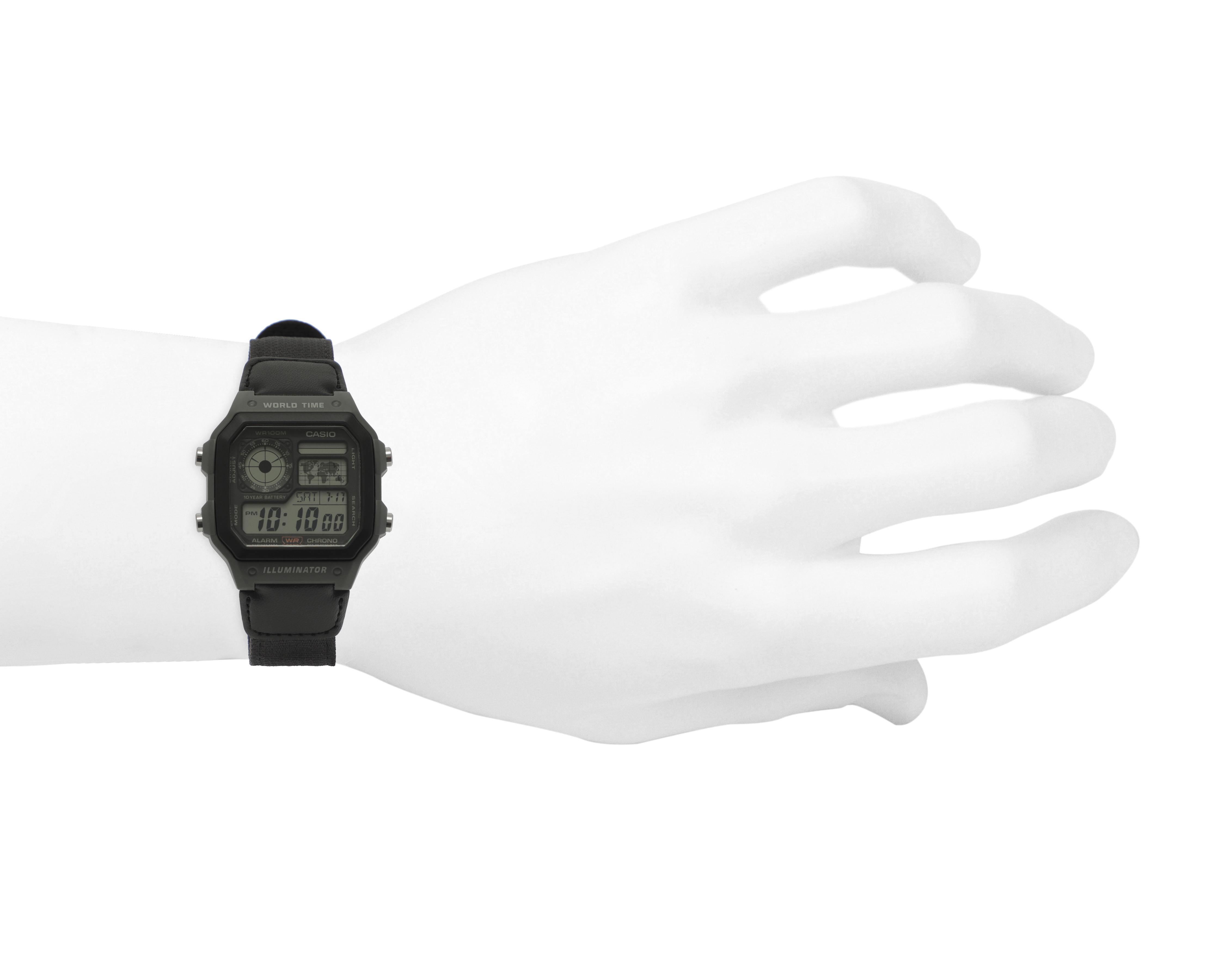 Foto 5 pulgar | Reloj Casio para Hombre AE-1200WHUB-8AVCF Negro