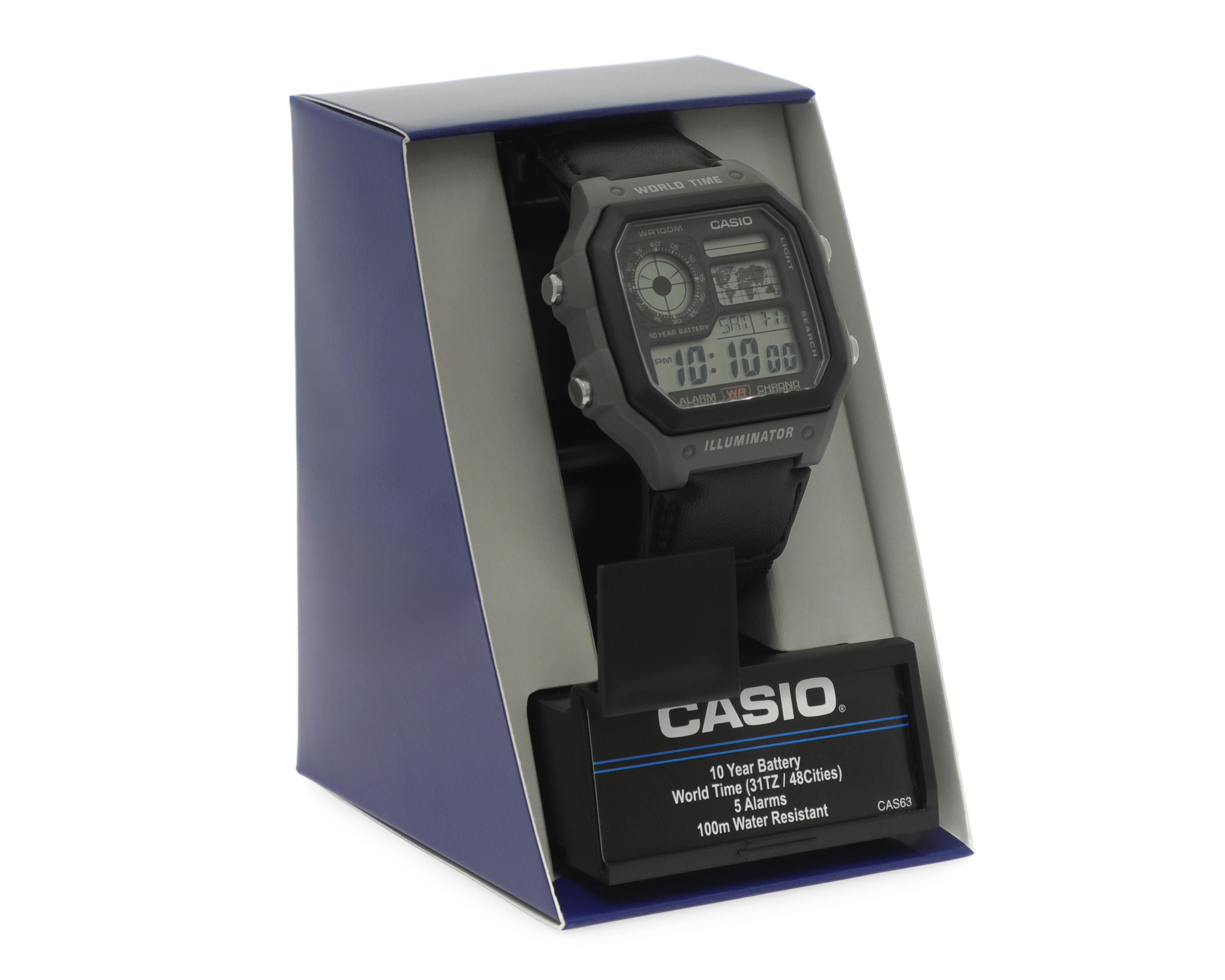 Foto 6 pulgar | Reloj Casio para Hombre AE-1200WHUB-8AVCF Negro