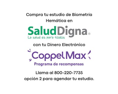 Foto 1 | Paquete de Estudios Salud Digna Biometría Hemática