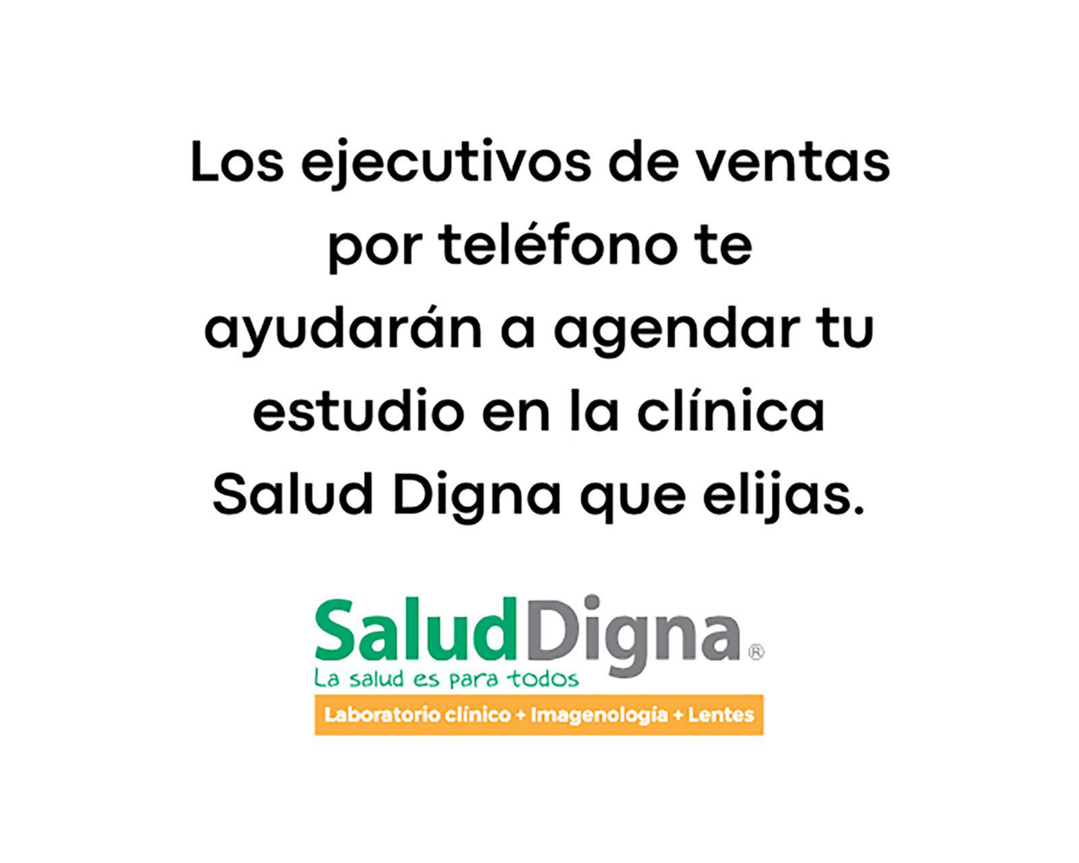 Foto 3 pulgar | Paquete de Estudios Salud Digna Mastografía