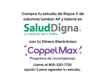 Foto 1 | Paquete de Estudios Salud Digna Rayos X de Columna Lumbar