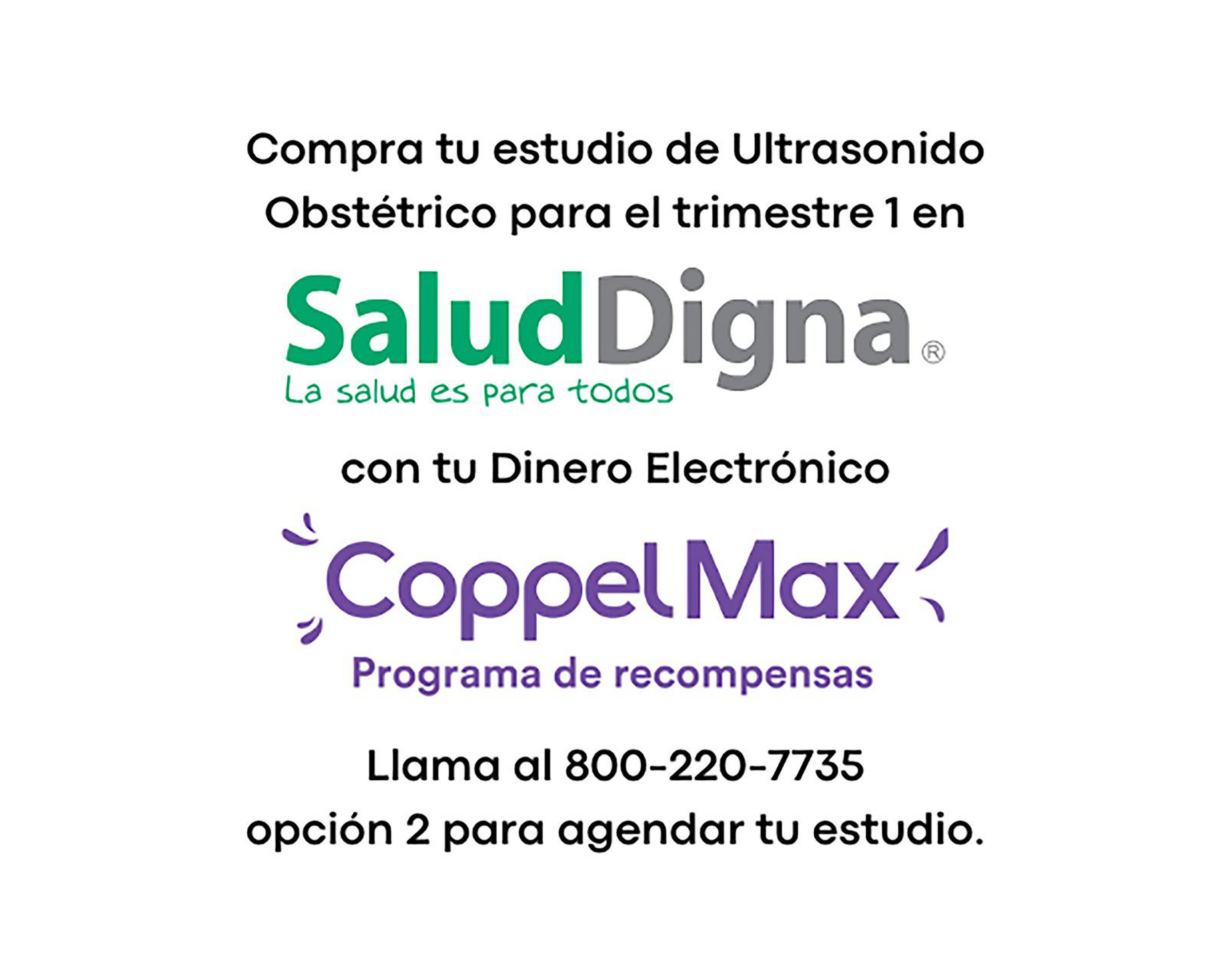 Paquete de Estudio Salud Digna Ultrasonido Obstétrico para Trimestre 1