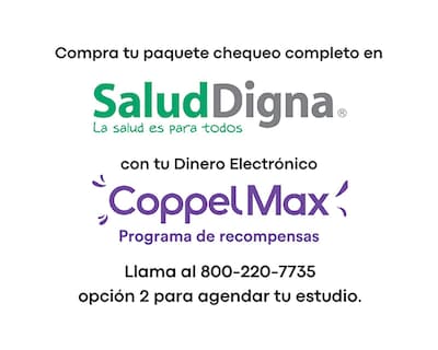 Foto 1 | Paquete de Estudio Salud Digna Chequeo Completo