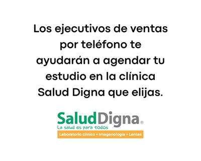 Foto 3 | Paquete de Estudio Salud Digna Chequeo Completo