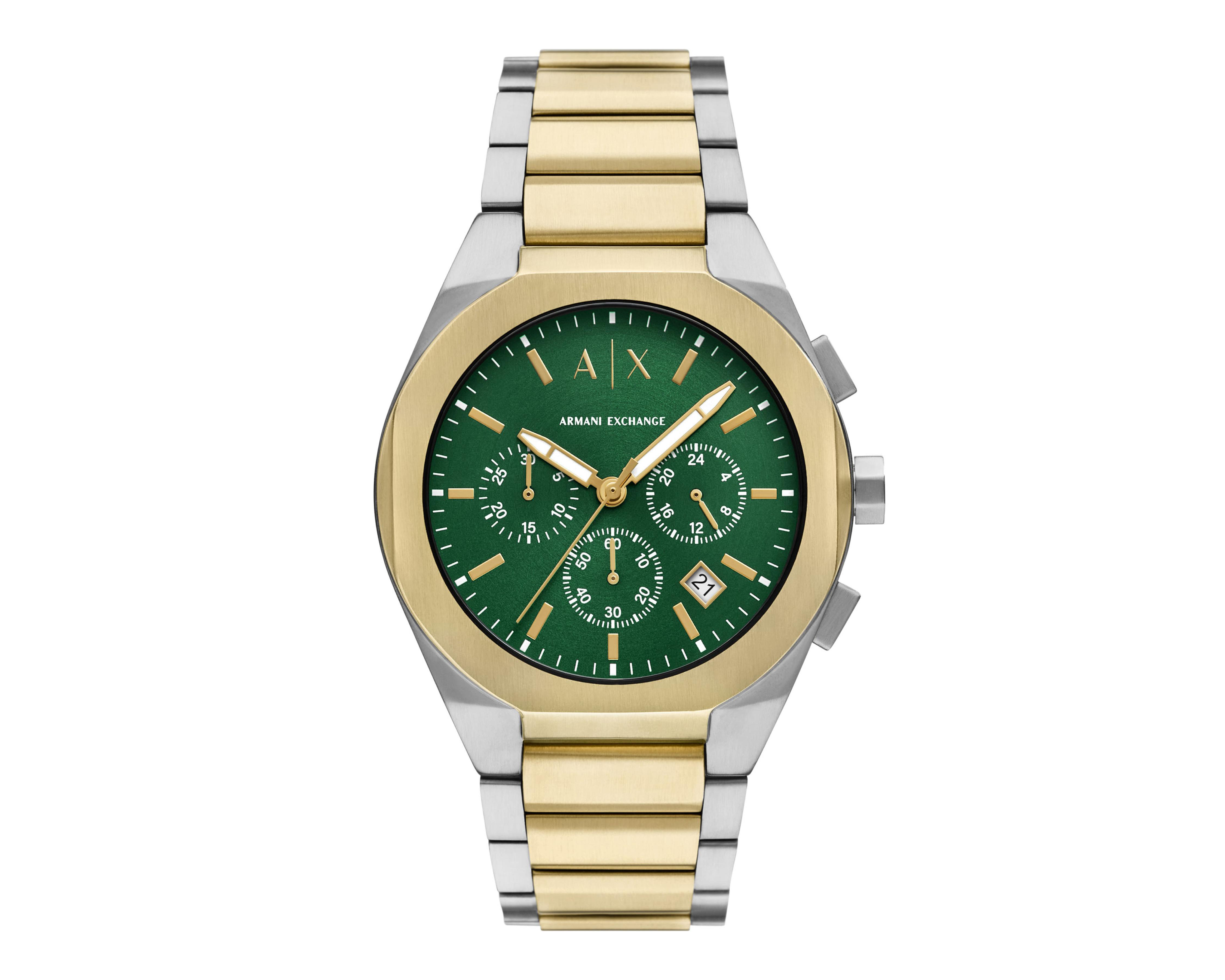 Reloj para Hombre Armani Exchange Dorado y Plateado AX4184