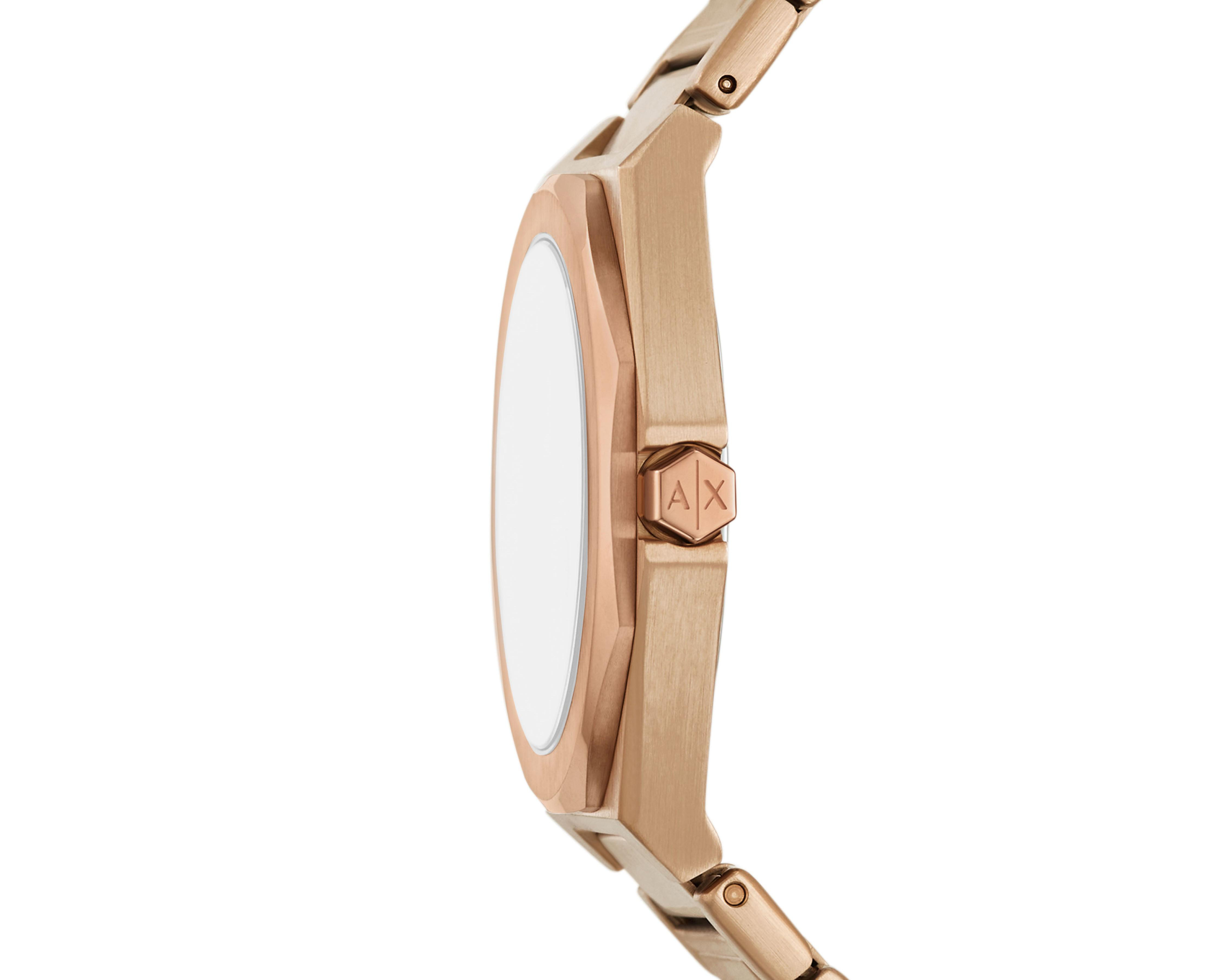 Foto 4 pulgar | Reloj para Mujer Armani Exchange Dorado AX4616