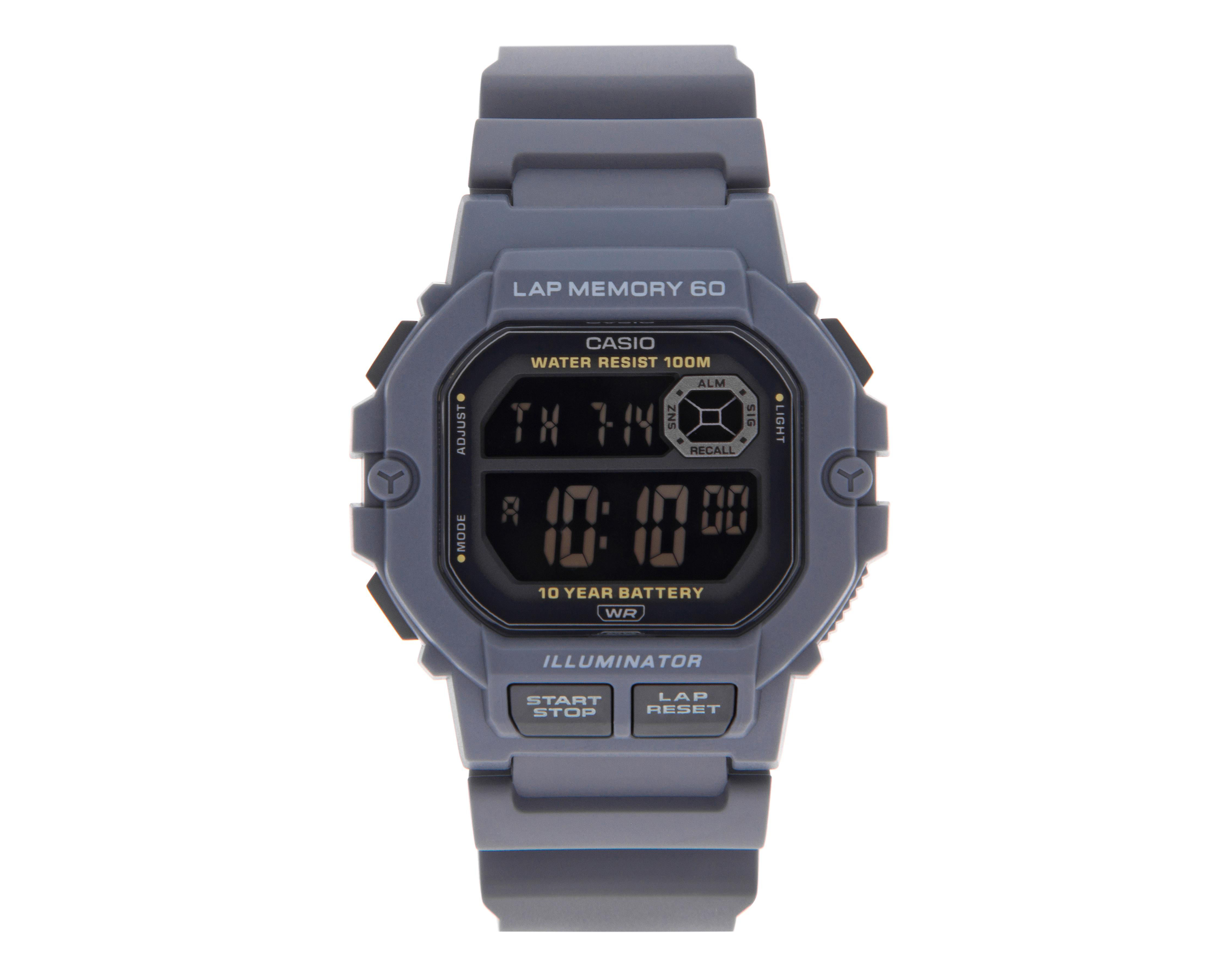 Foto 2 pulgar | Reloj Casio para Hombre WS-1400H-8BVCF Gris