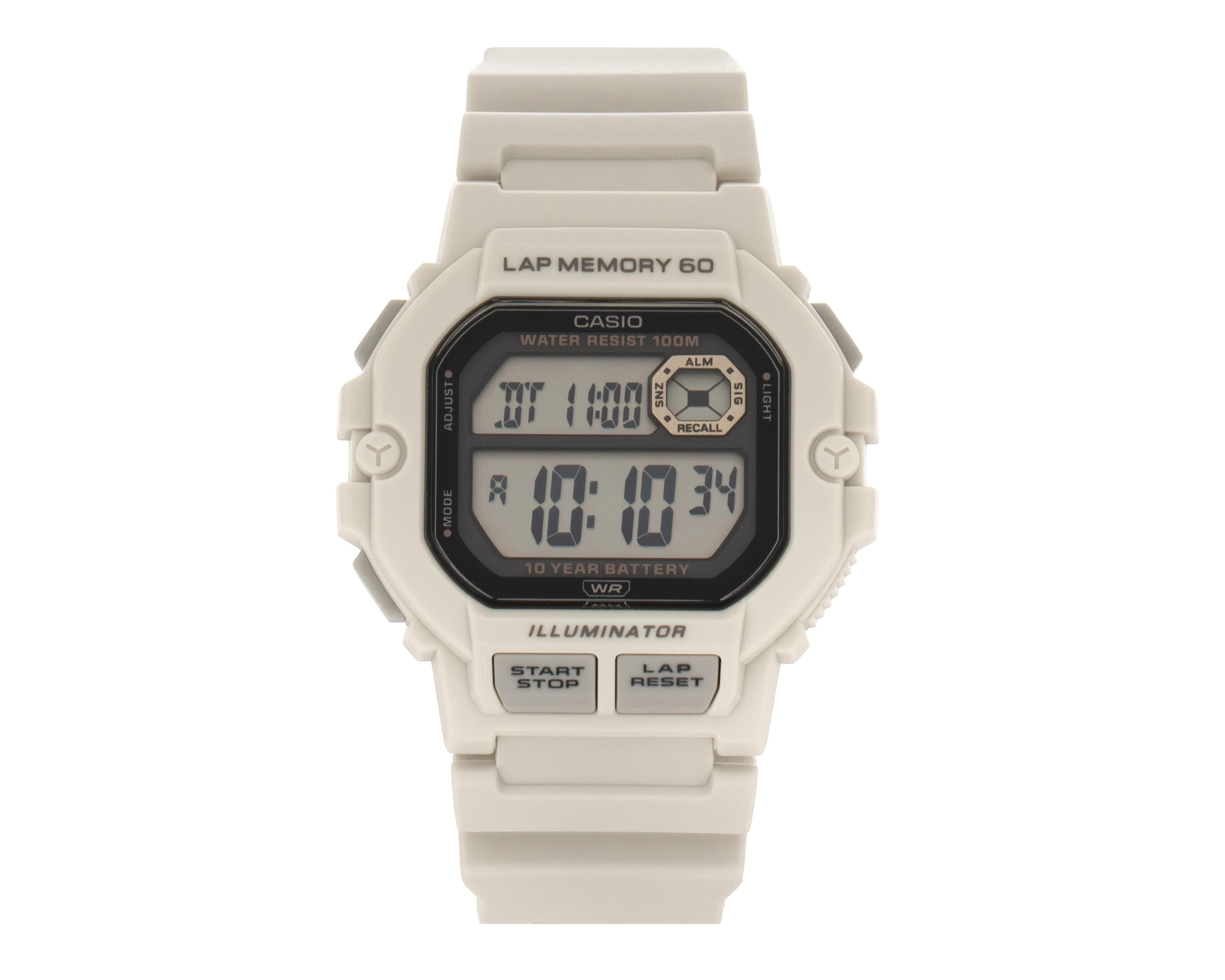 Foto 2 pulgar | Reloj Casio para Hombre WS-1400H-8AVCF Blanco