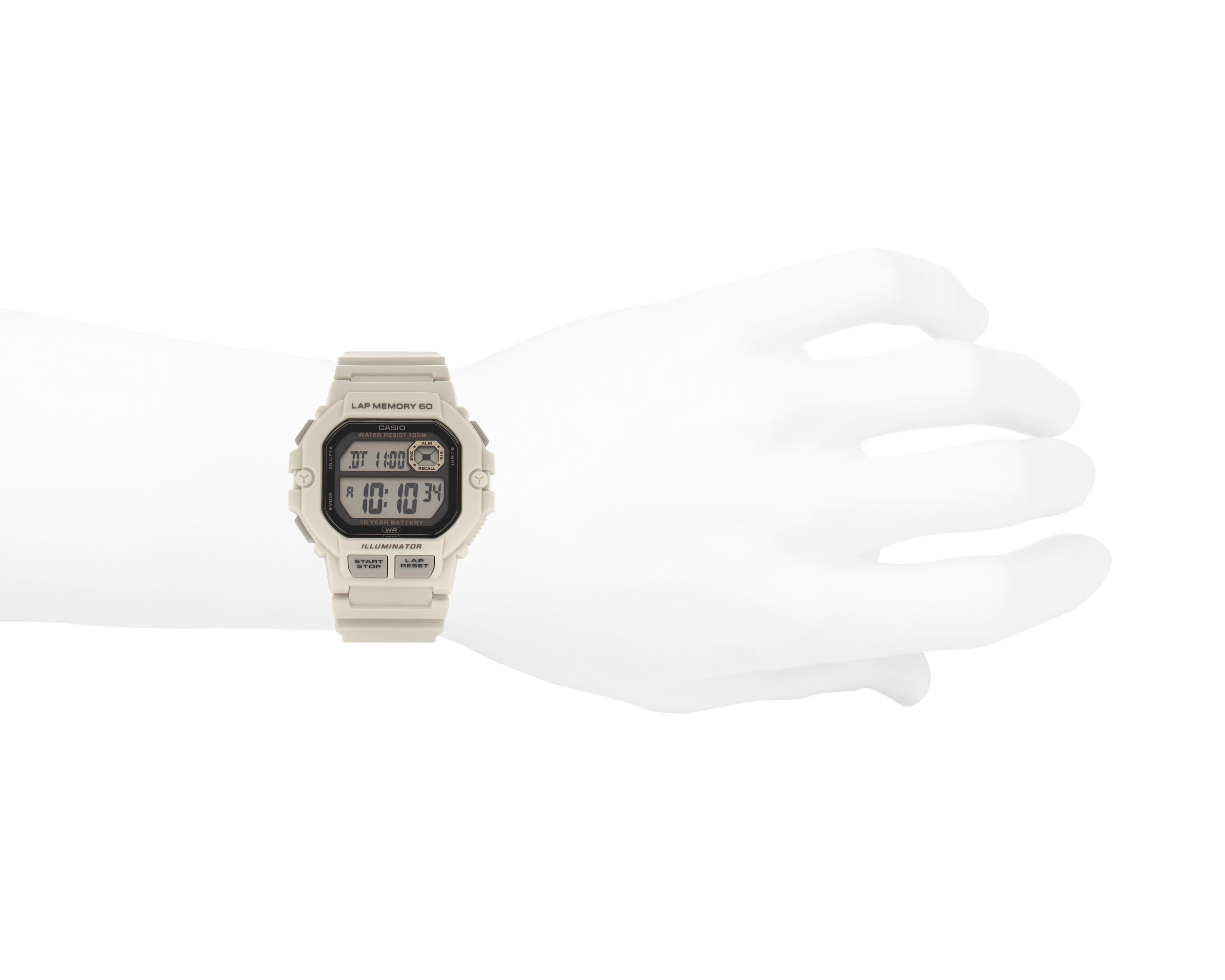 Foto 4 | Reloj Casio para Hombre WS-1400H-8AVCF Blanco