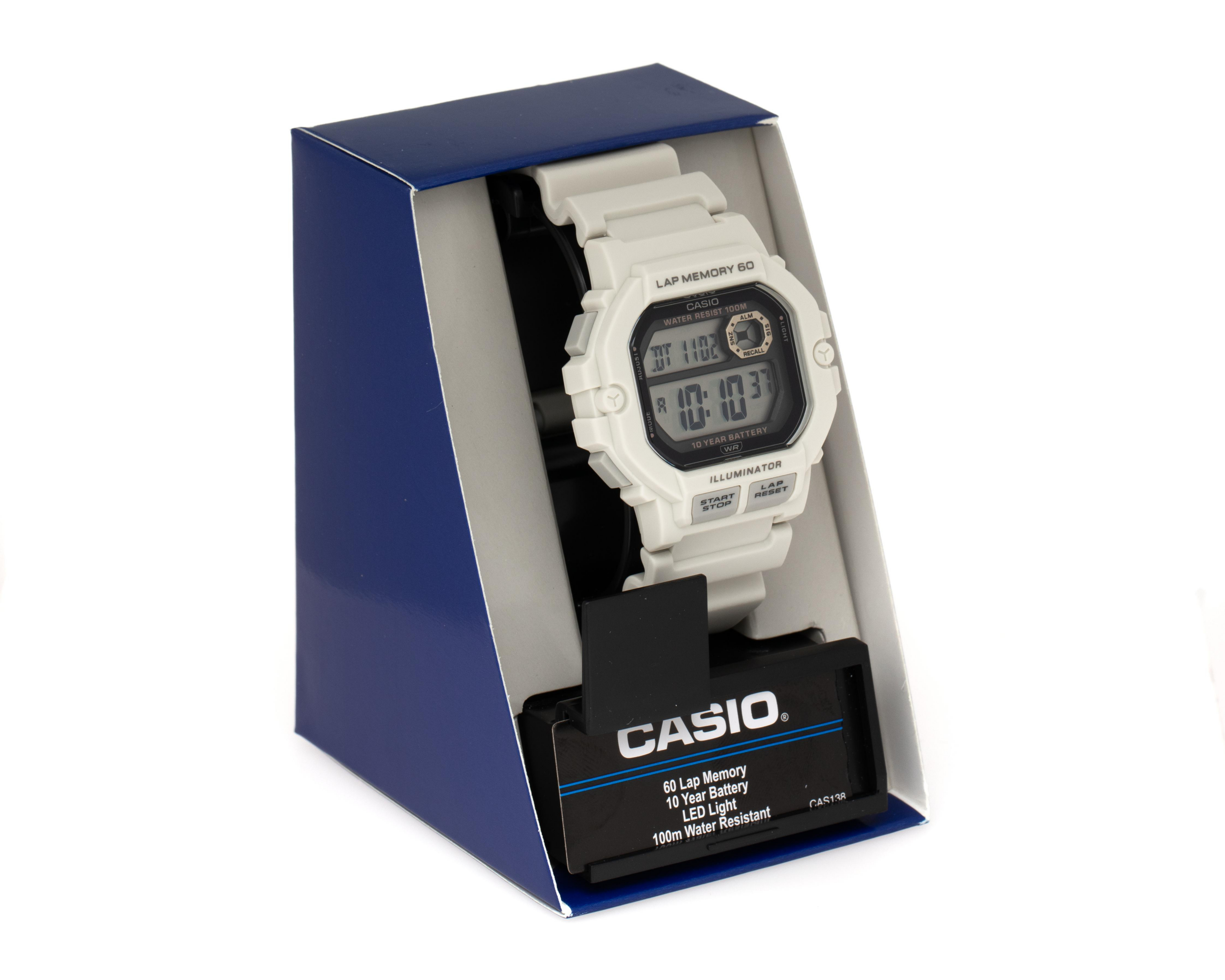 Foto 6 pulgar | Reloj Casio para Hombre WS-1400H-8AVCF Blanco