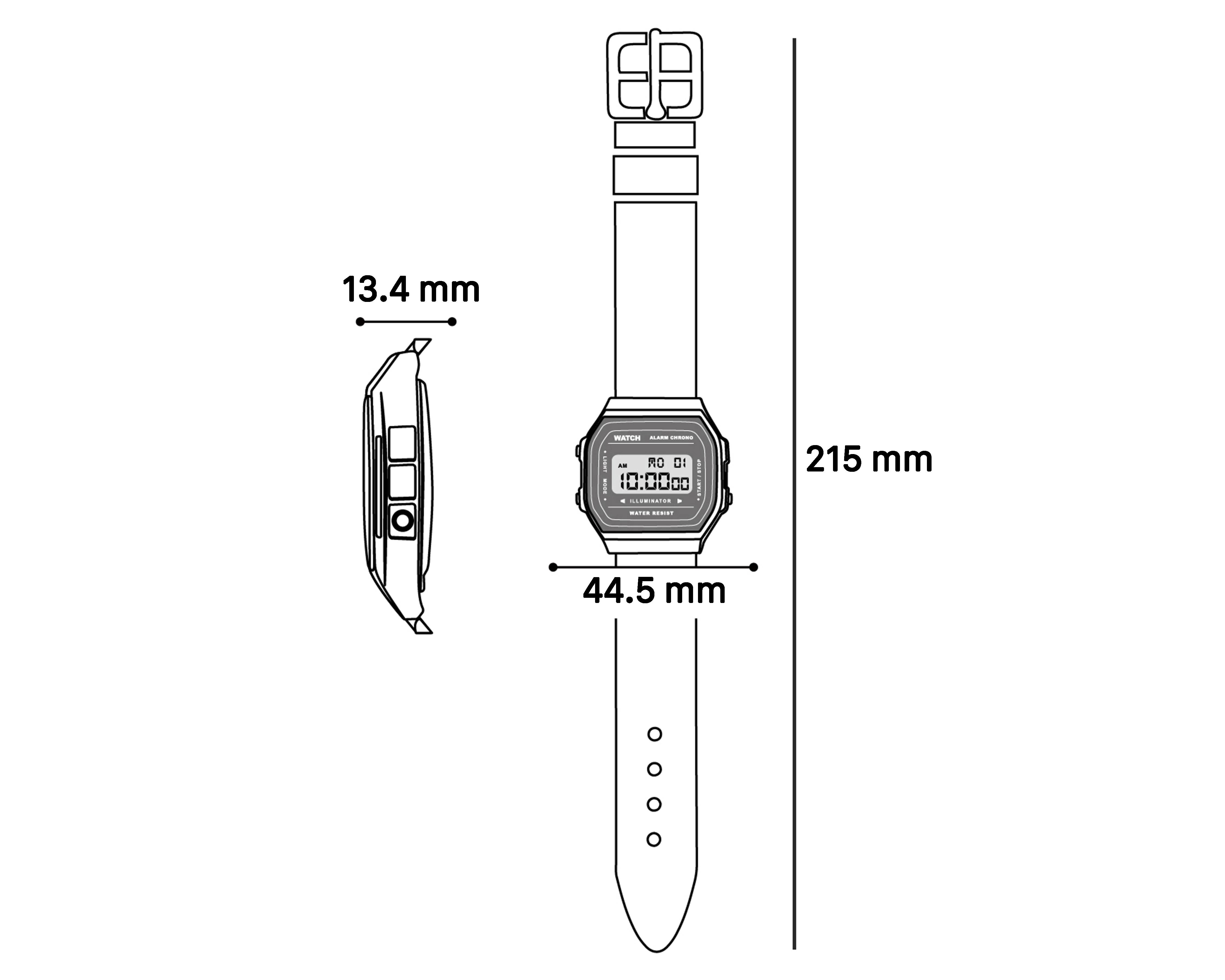 Foto 8 pulgar | Reloj Casio para Hombre WS-1400H-8AVCF Blanco