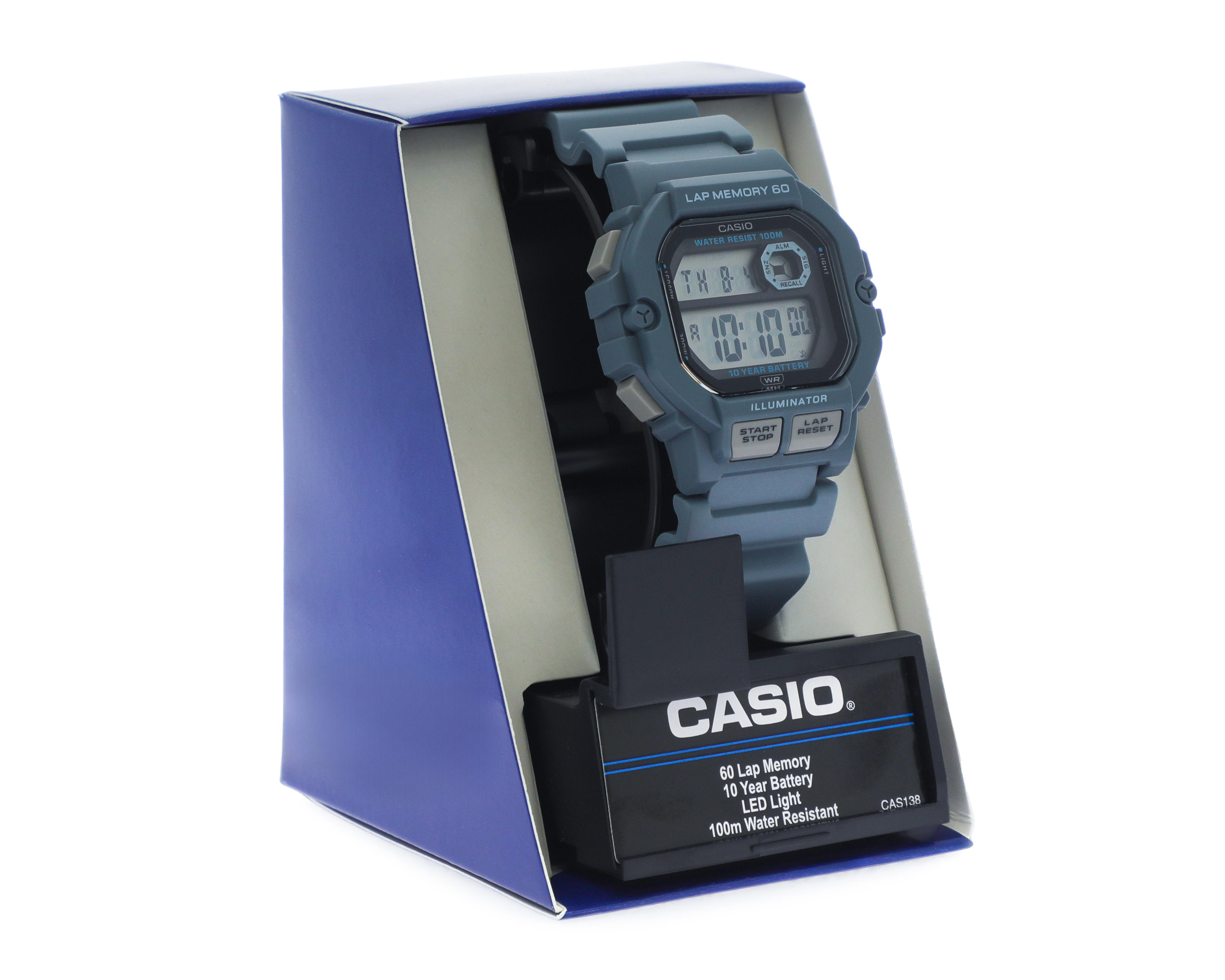 Foto 6 pulgar | Reloj Casio para Hombre WS-1400H-2AVCF Azul